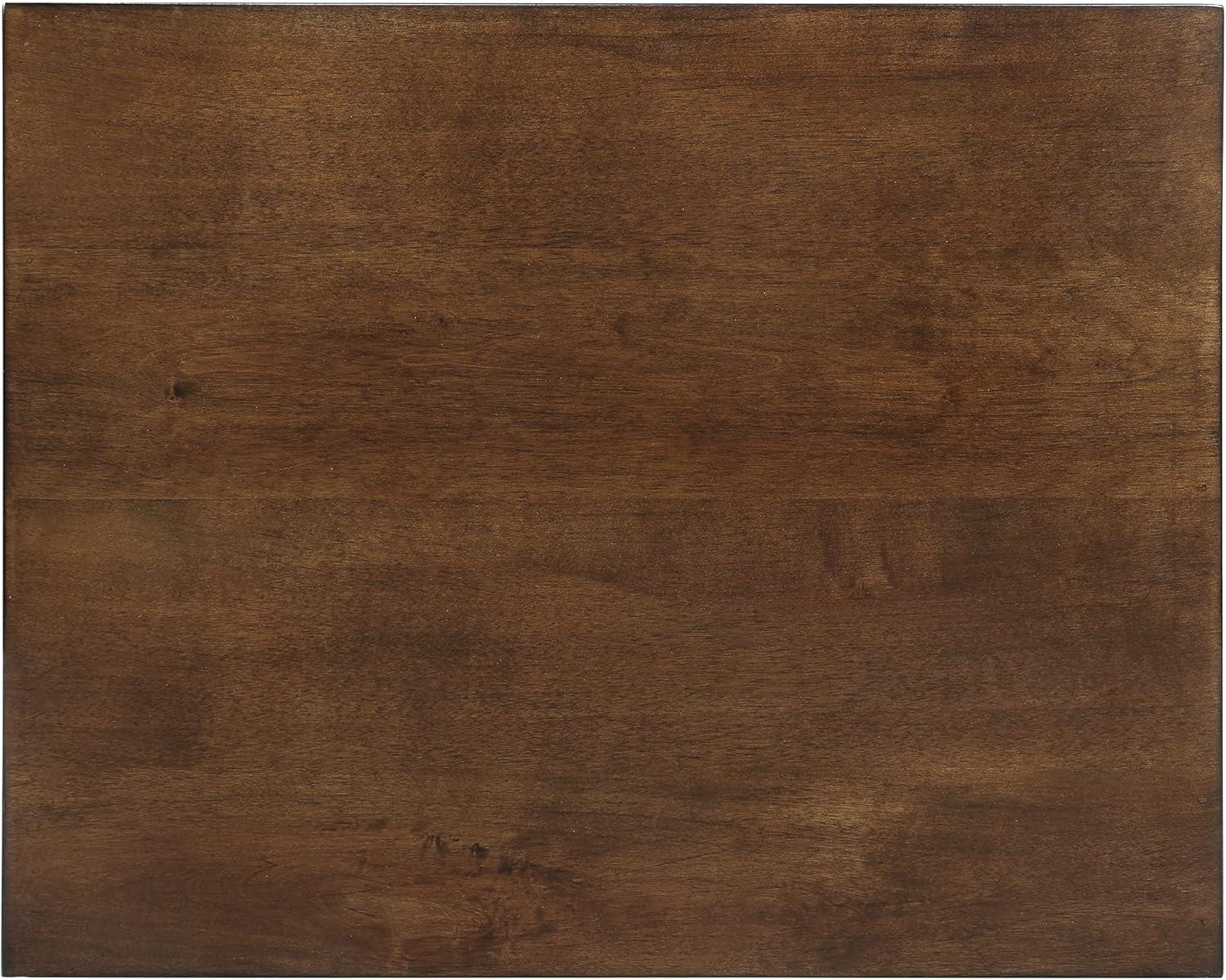 Copenhagen Wood Accent Table with Drawer in Walnut Finish