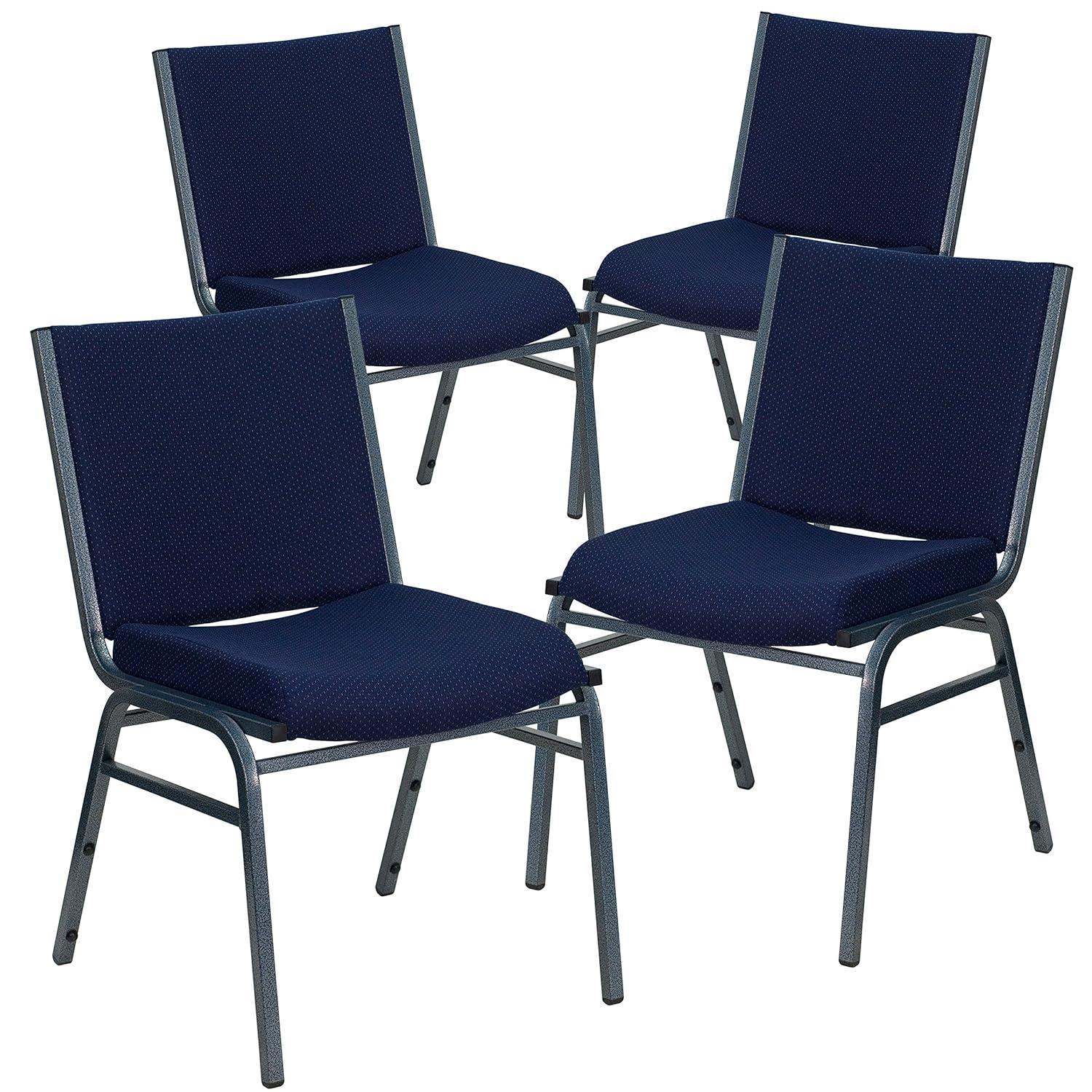 Flash Furniture Gunther Heavy Duty Multipurpose Stacking Chair (Set of 4)
