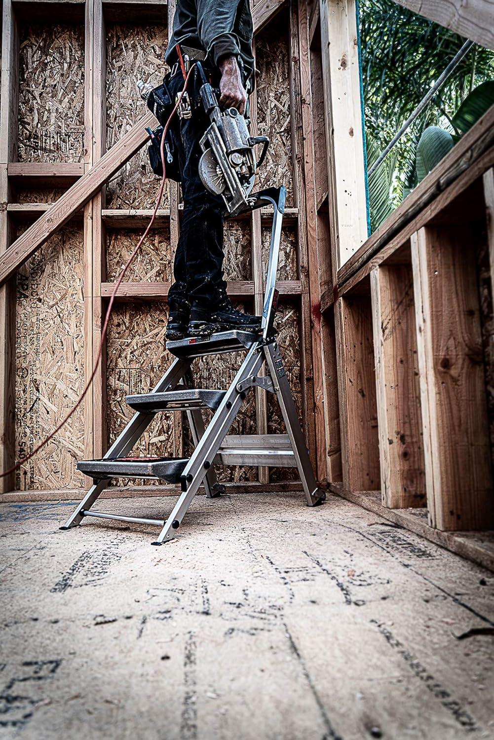 Little Giant Safety Step 3-Step Type 1A Aluminum Step Stool