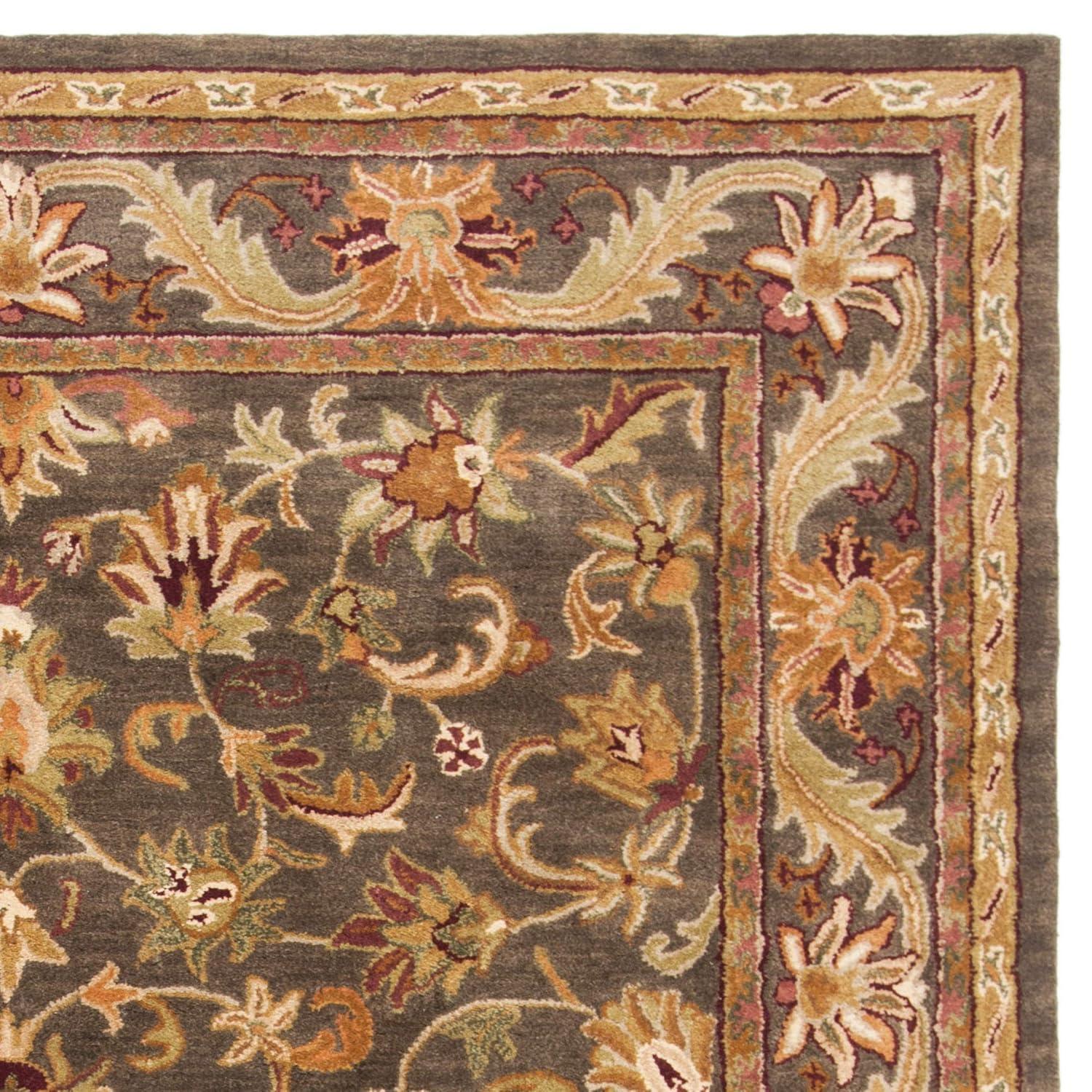 Antiquity AT52 Hand Tufted Indoor Area Rug - Green/Gold - 4'x6' - Safavieh