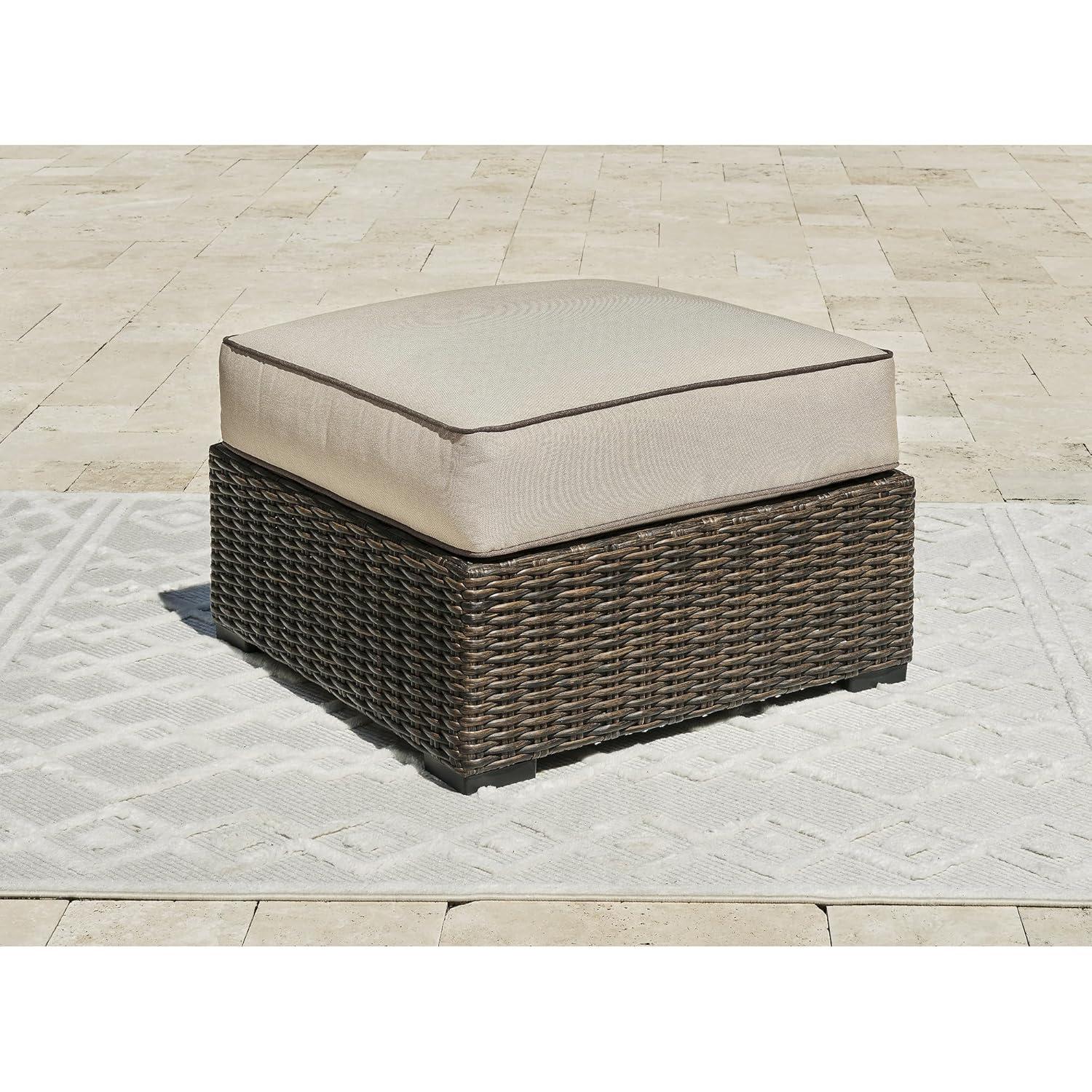 Hokku Designs Gwennoline Outdoor Ottoman