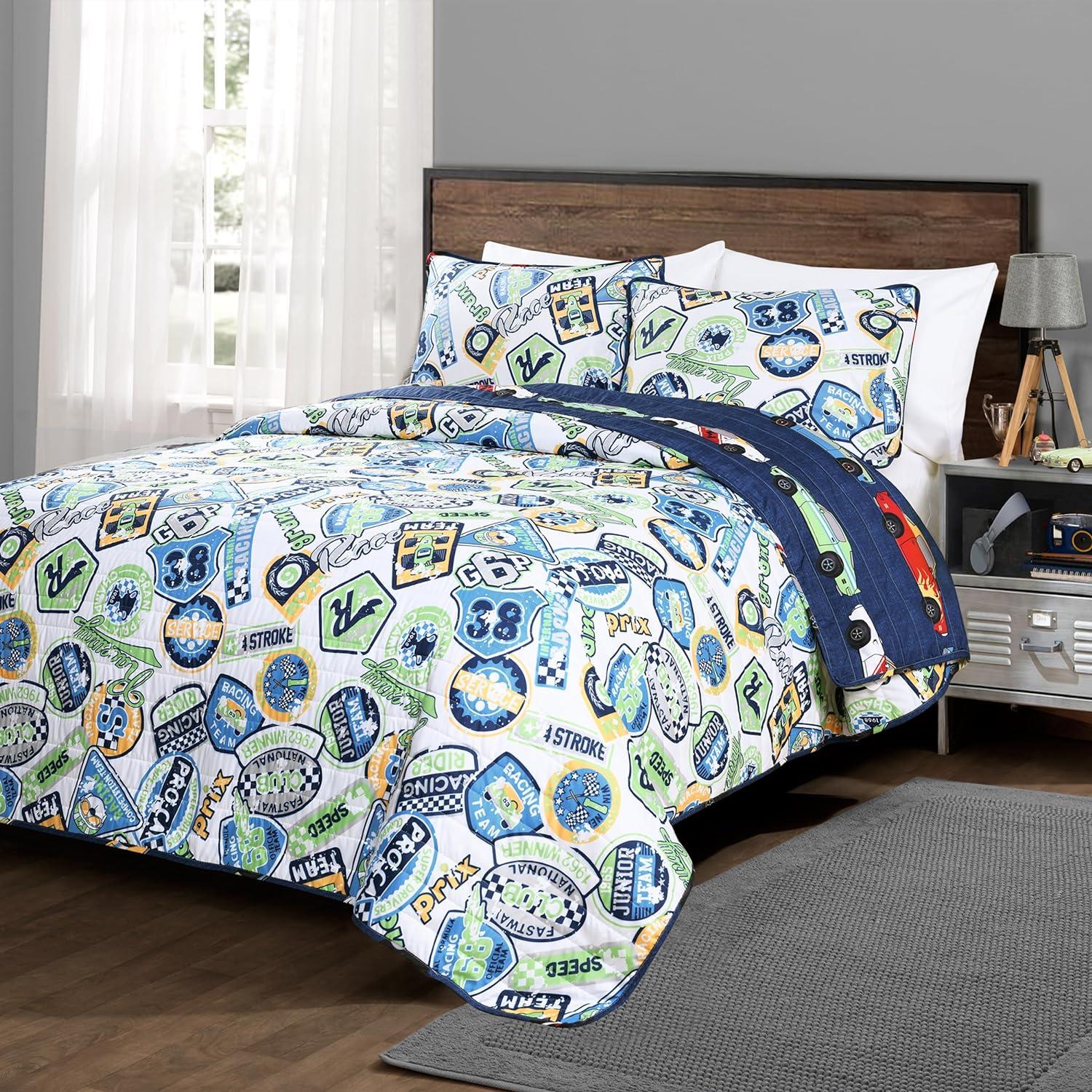 Race Cars 3 - Piece Quilt Set