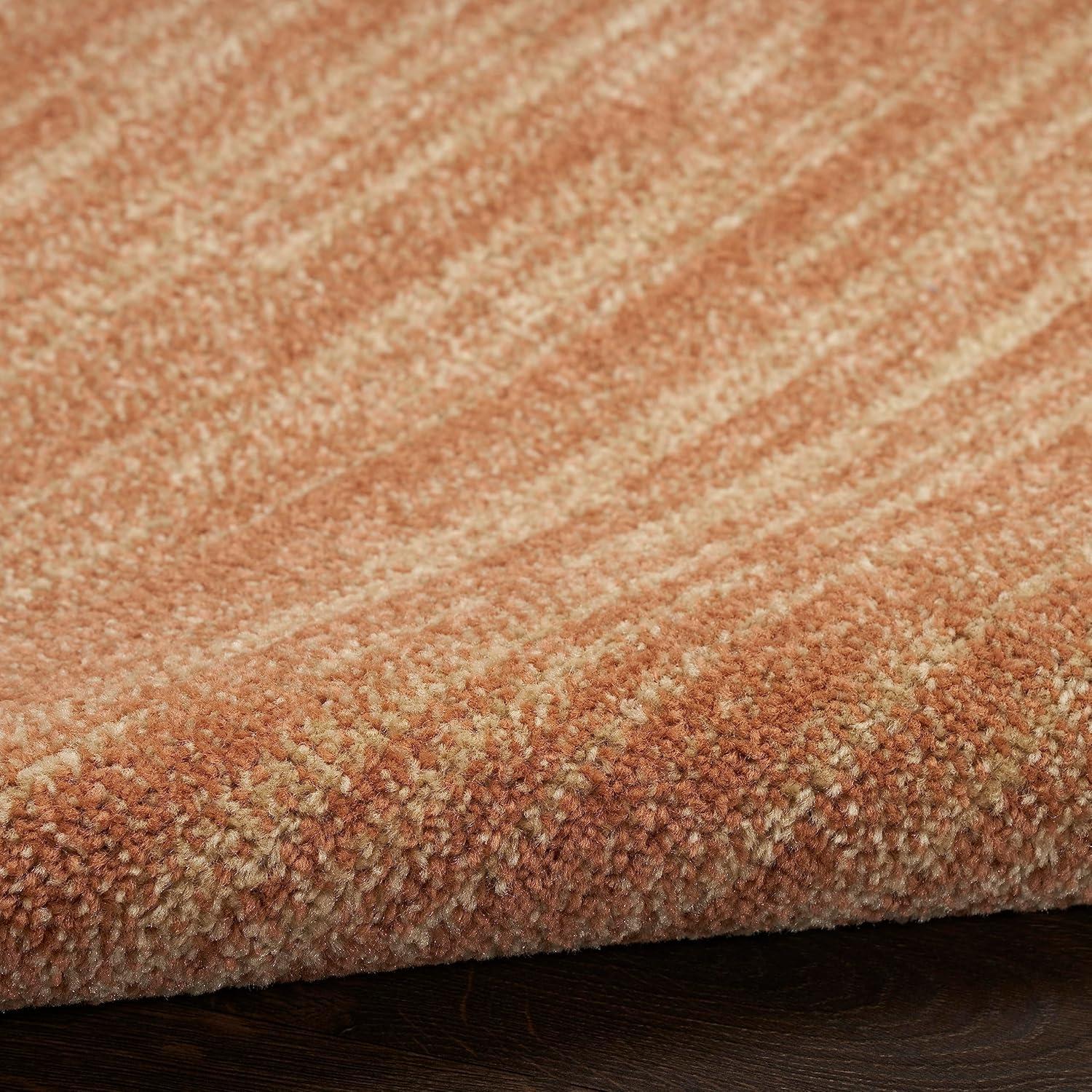 Nourison Essentials Easy Care Indoor Outdoor Area Rug - Rust 9' x 12'