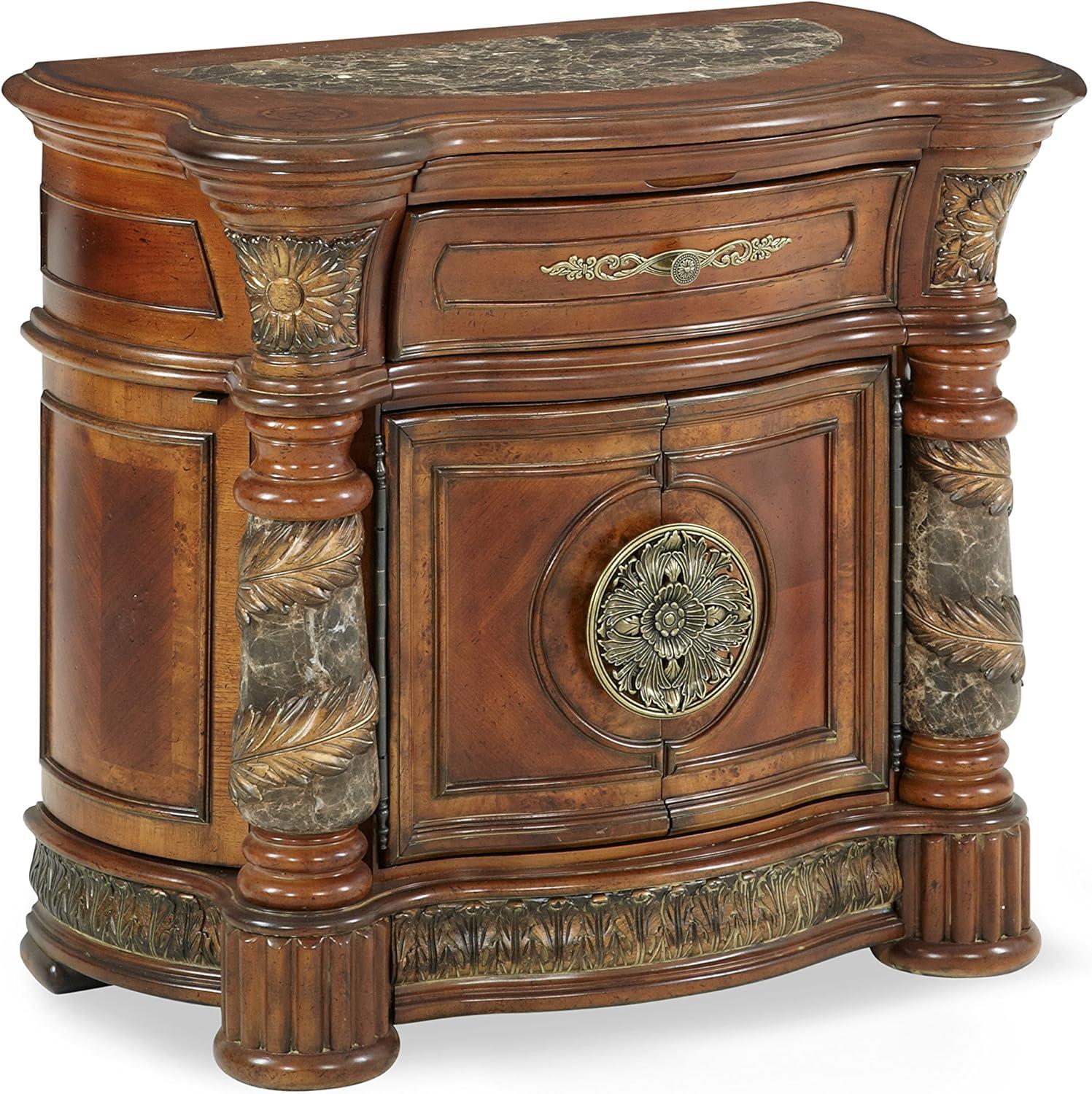 Villa Valencia Solid Wood Bedside Chest