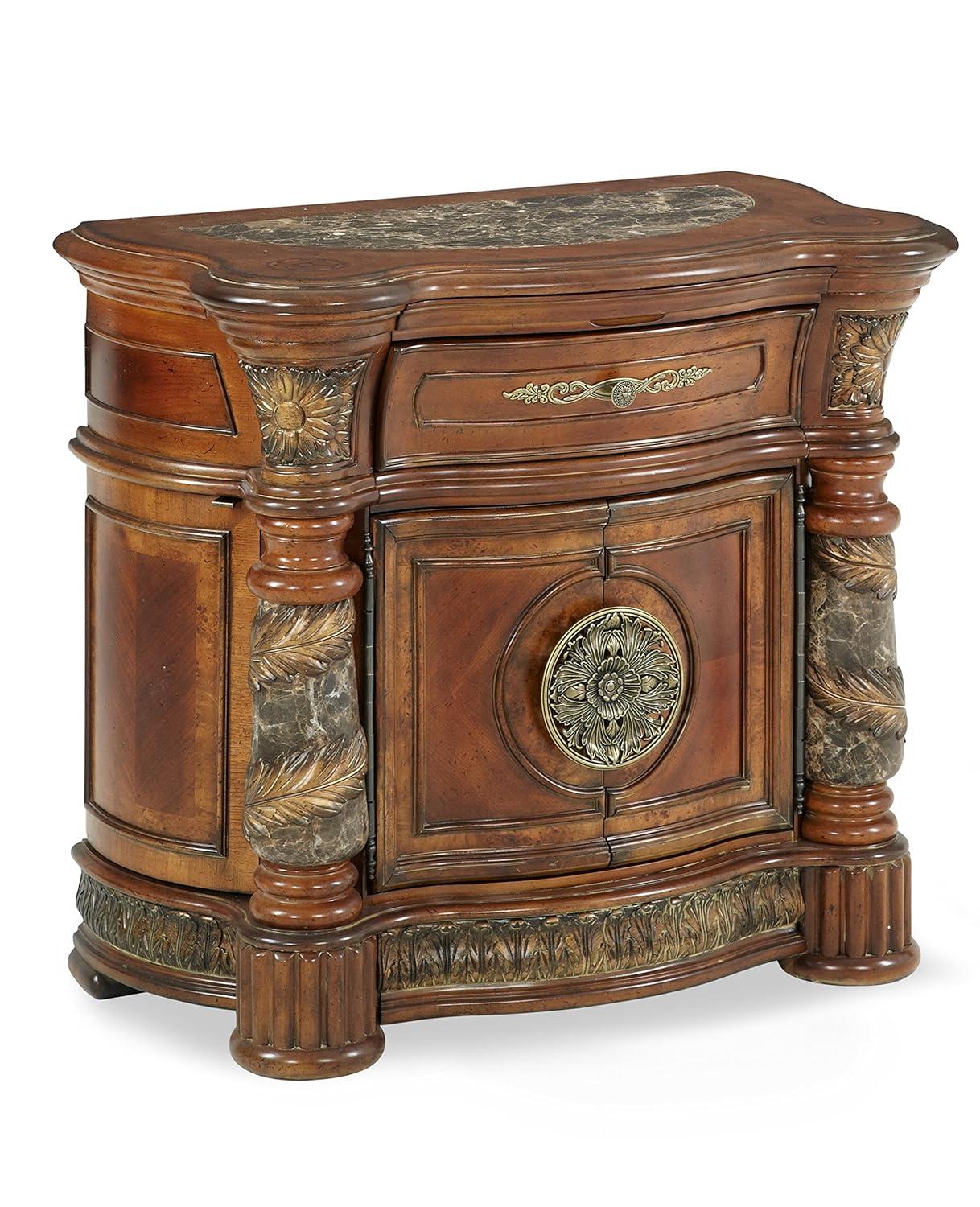 Villa Valencia Solid Wood Bedside Chest