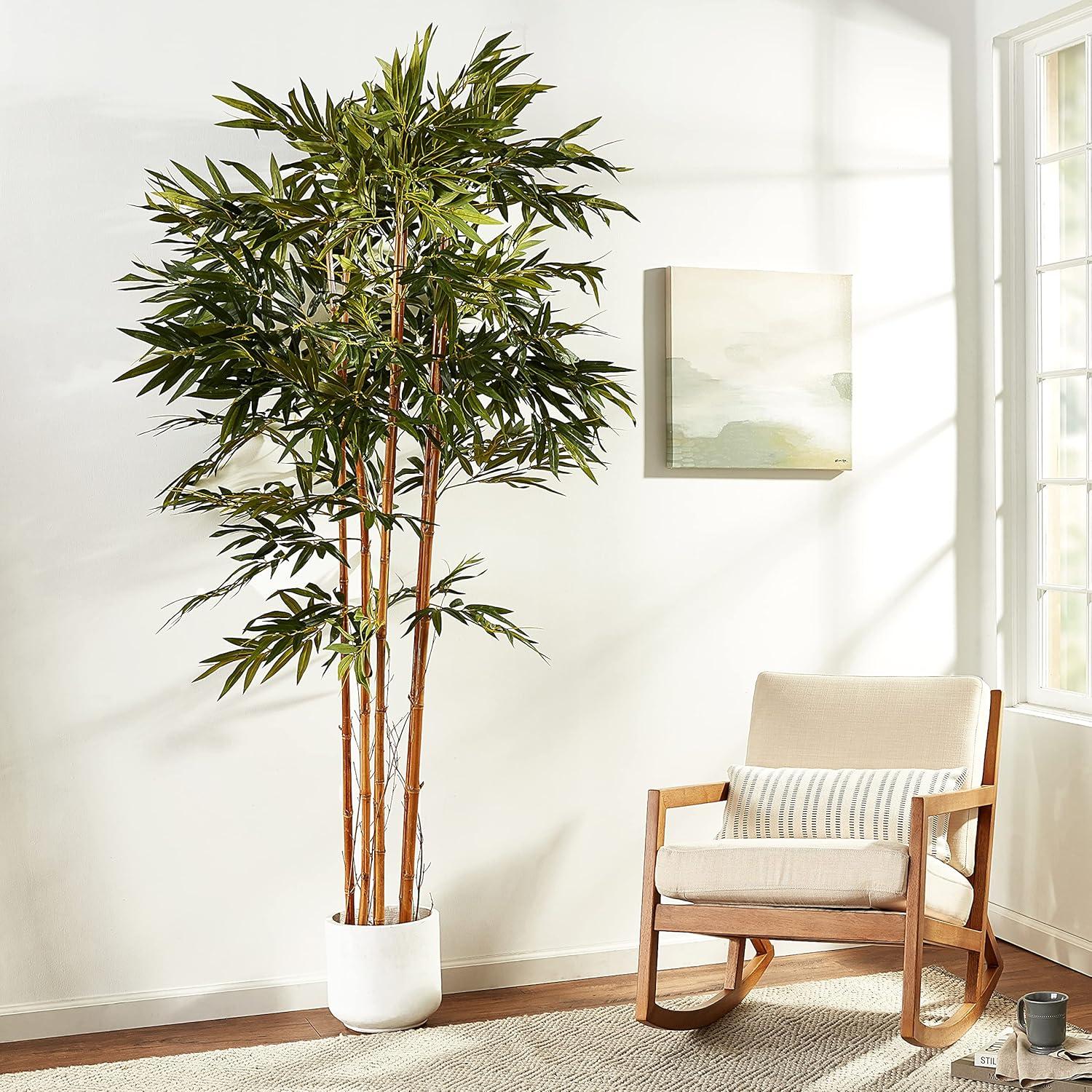 Nearly Natural 7ft. Big Bamboo Artificial Tree