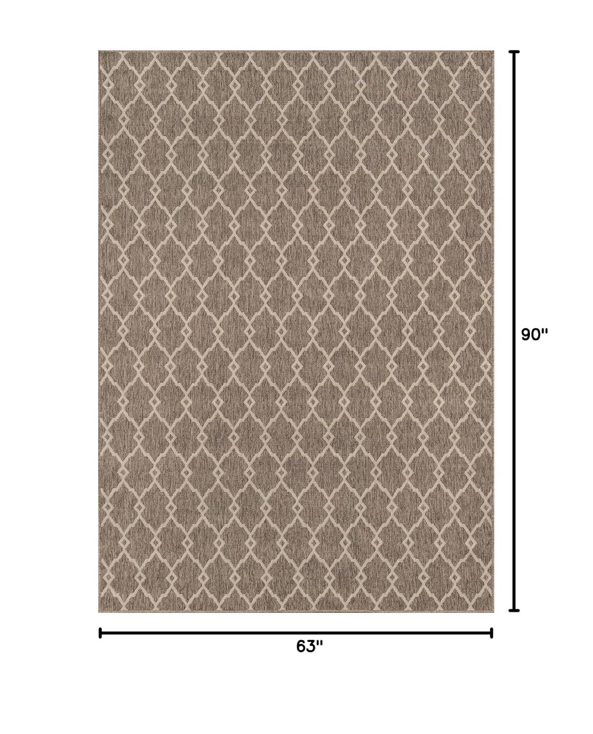 Momeni Baja 5'3" X 7'6" Transitional Rug in Taupe