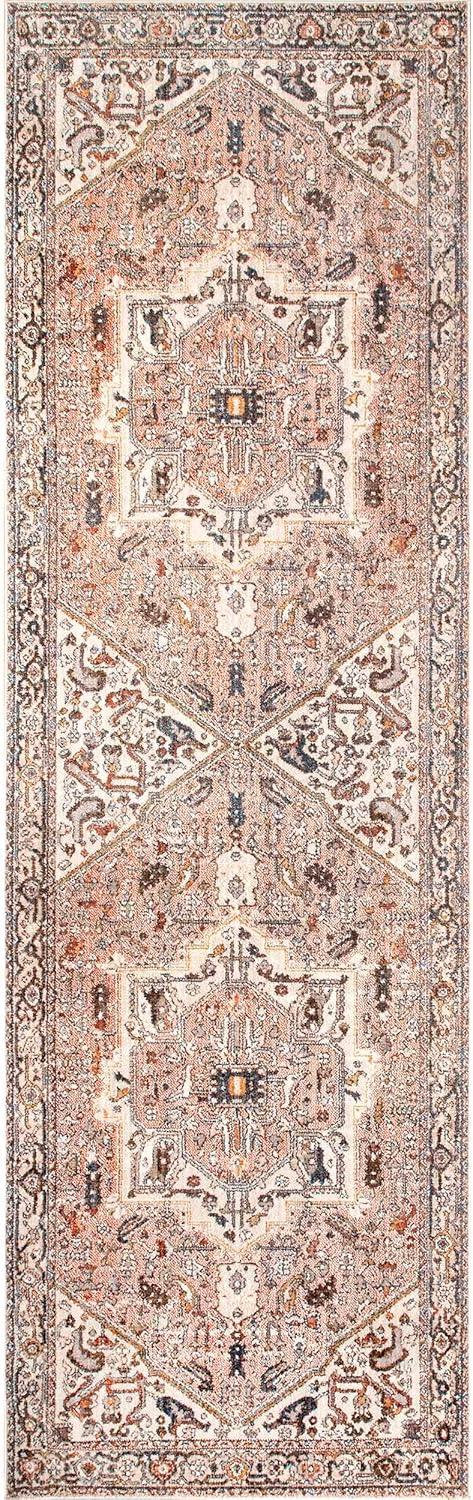 Nuloom Harriet Vintage Medallion Fringe Indoor Area Rug