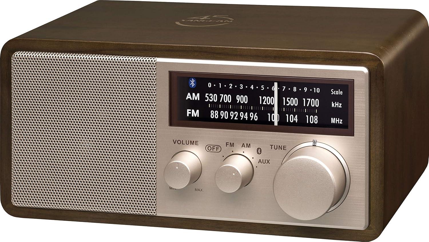 Sangean WR-16SE WR-16 45th Anniversary Special Edition AM/FM Wooden Cabinet Radio with Bluetooth