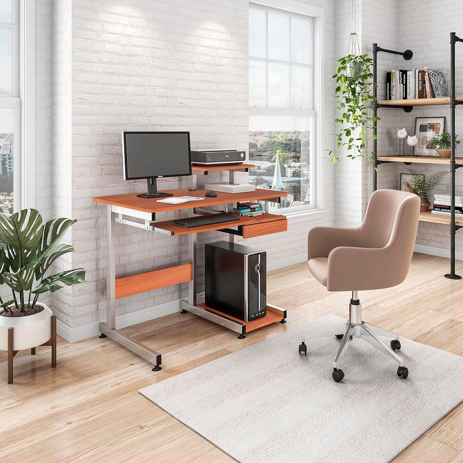 Taroo Clocks Complete Computer Workstation Desk