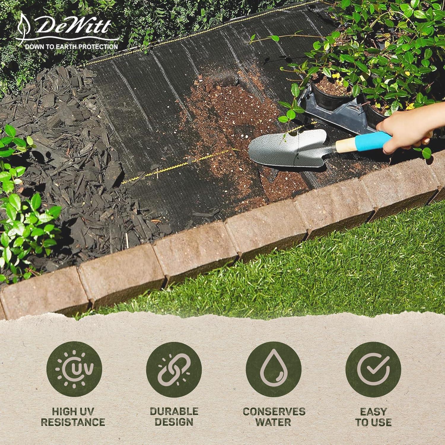 Dewitt DeWitt Sunbelt Woven Weed Barrier Landscape Fabric Ground Cover
