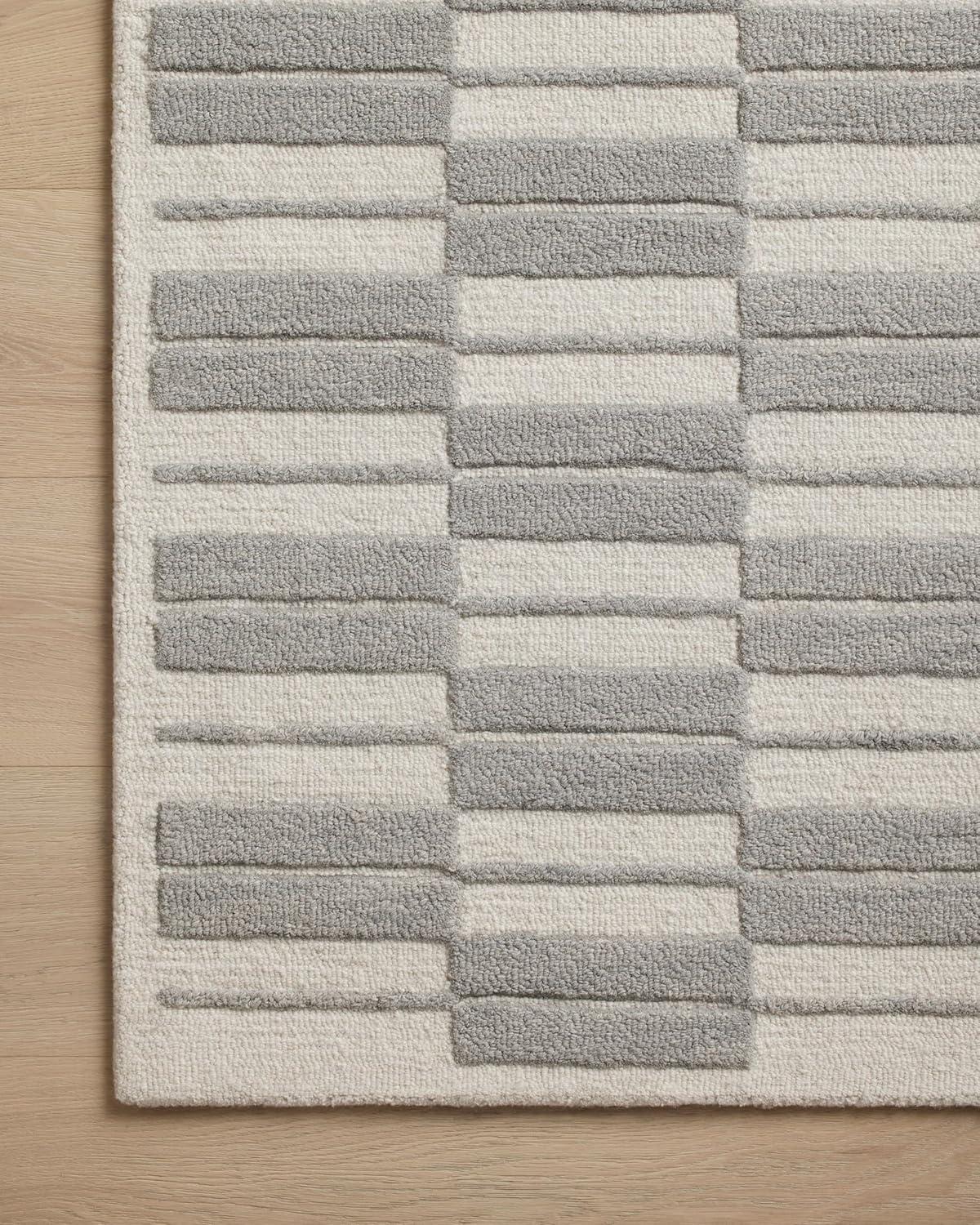 Chris Loves Julia x Loloi Bradley Ivory / Gray Area Rug