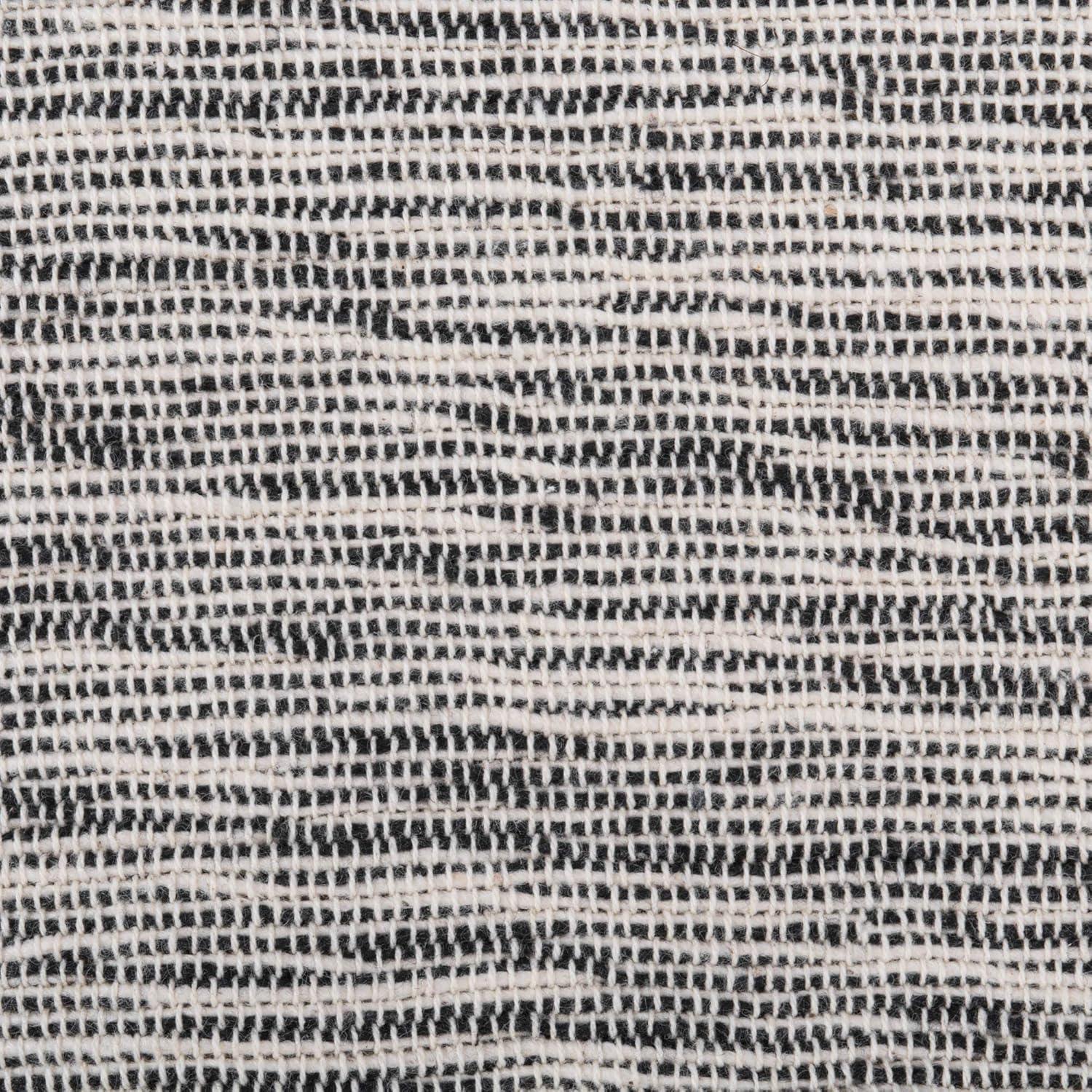 Black Variegated Throw