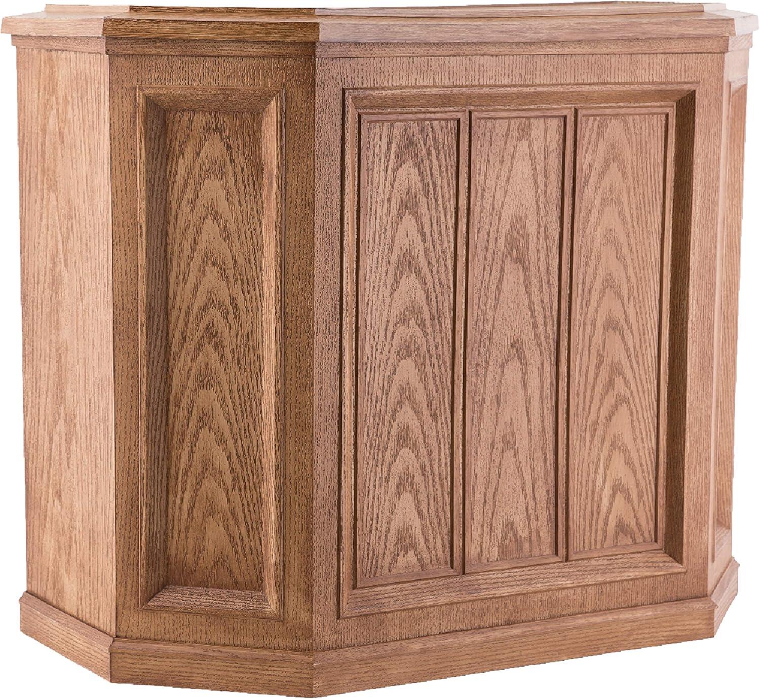 AIRCARE 696 400HB Whole House Credenza Evaporative Humidifier for 3600 sq. ft, Light Oak