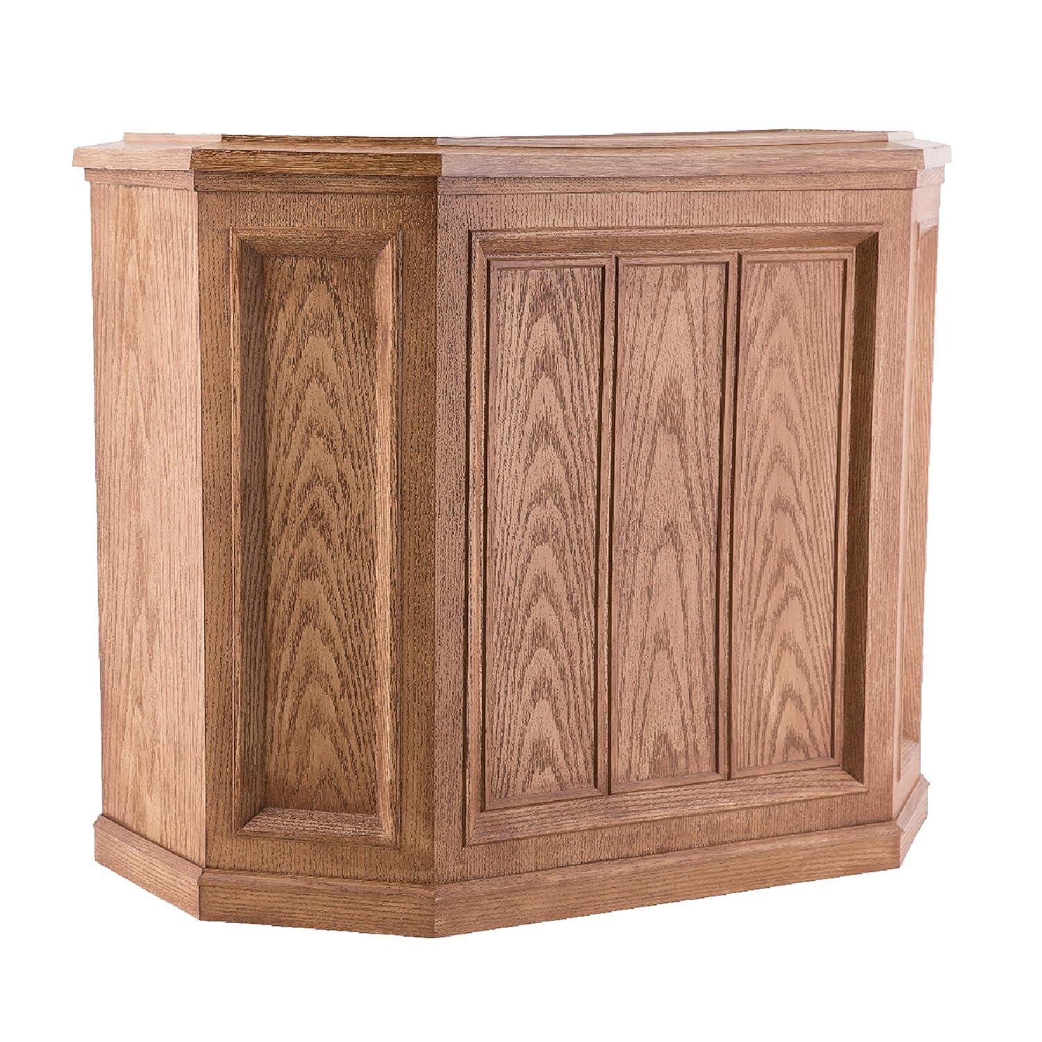 AIRCARE 696 400HB Whole House Credenza Evaporative Humidifier for 3600 sq. ft, Light Oak