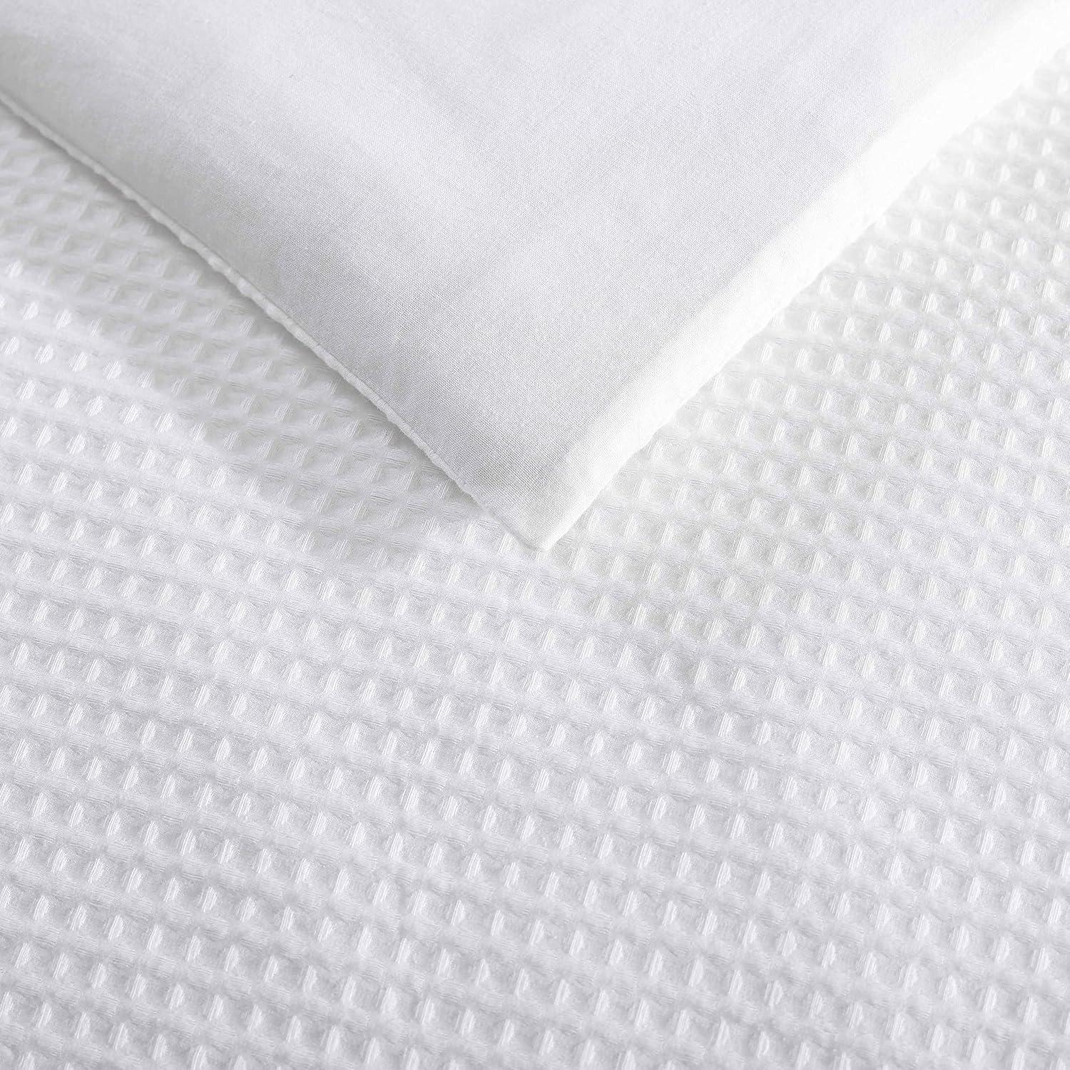 Vera Wang  Waffle Pique Duvet Cover Set