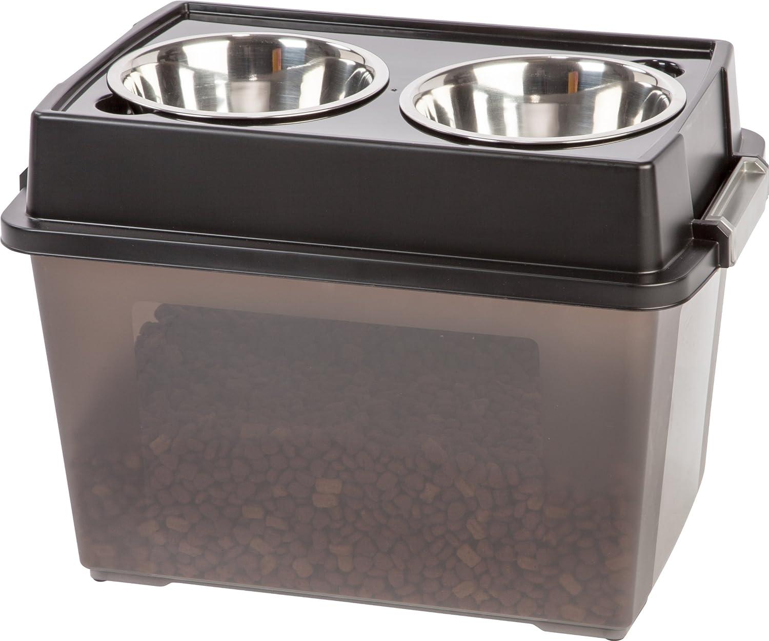 IRIS USA, Inc. Elevated Feeder Food Container Pet Placemat
