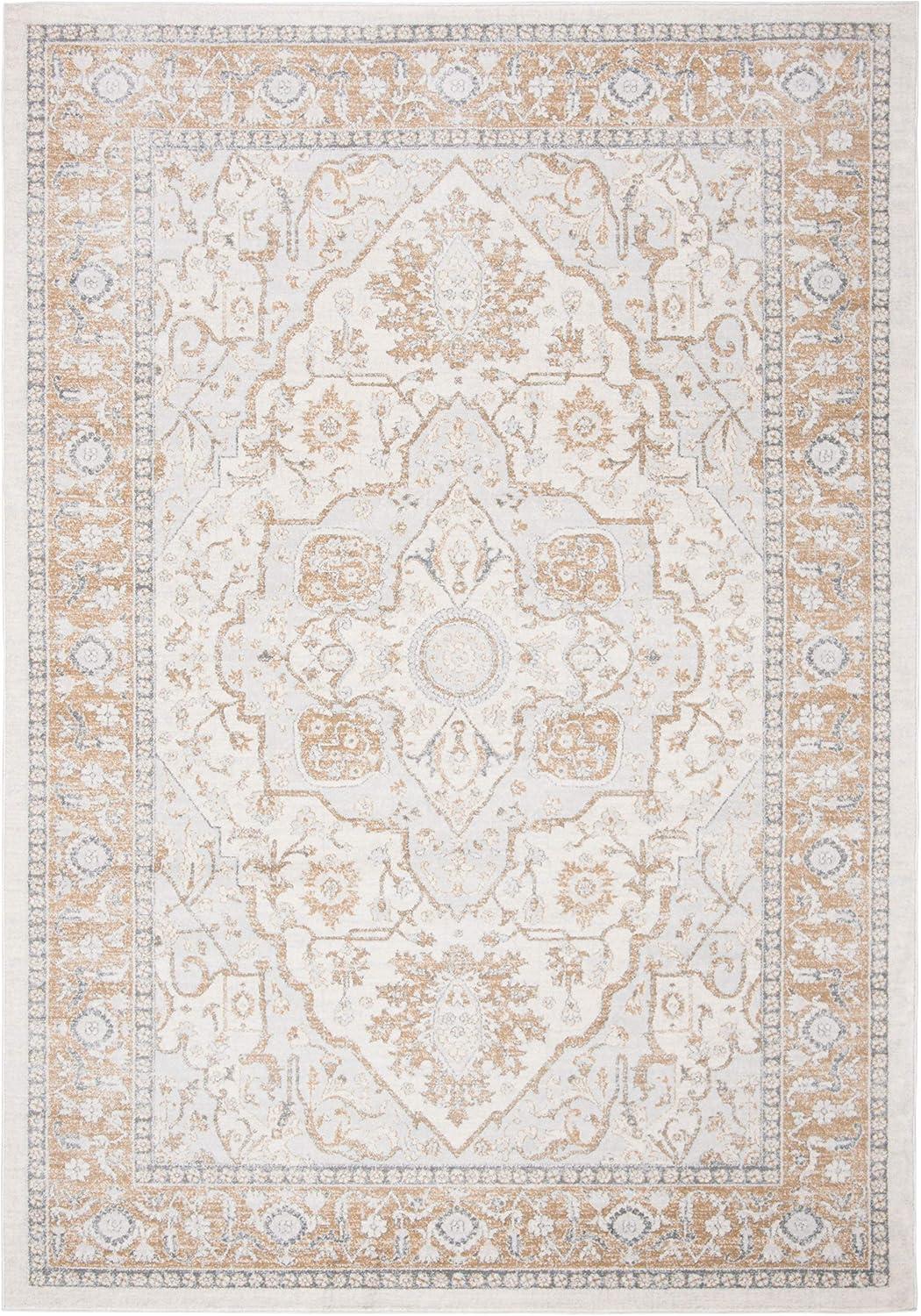 SAFAVIEH Isabella Patrick Oriental Area Rug, Cream/Beige, 9' x 12'