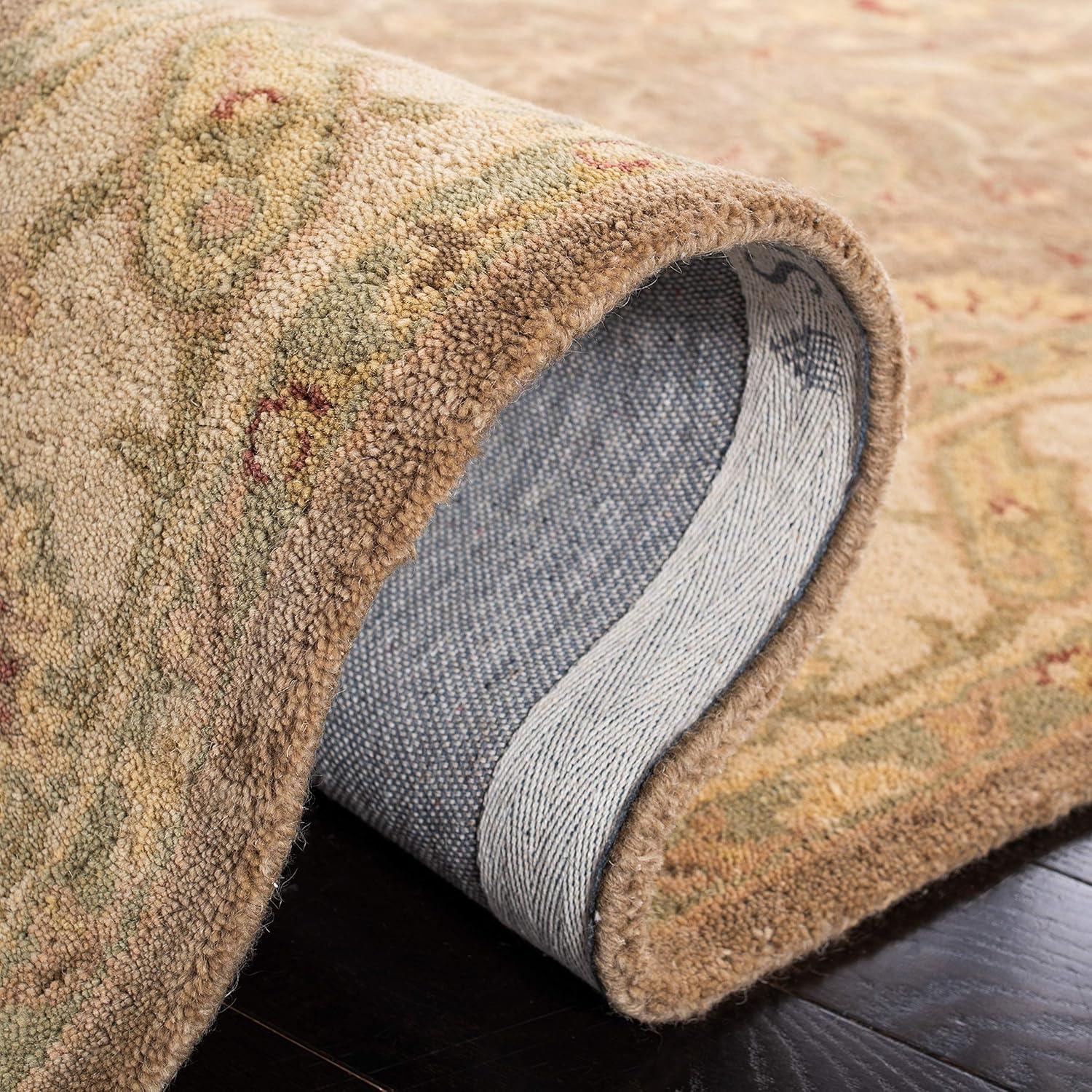 Antiquity AT311 Hand Tufted Area Rug - Ivory/Brown - 3'x5' - Safavieh.