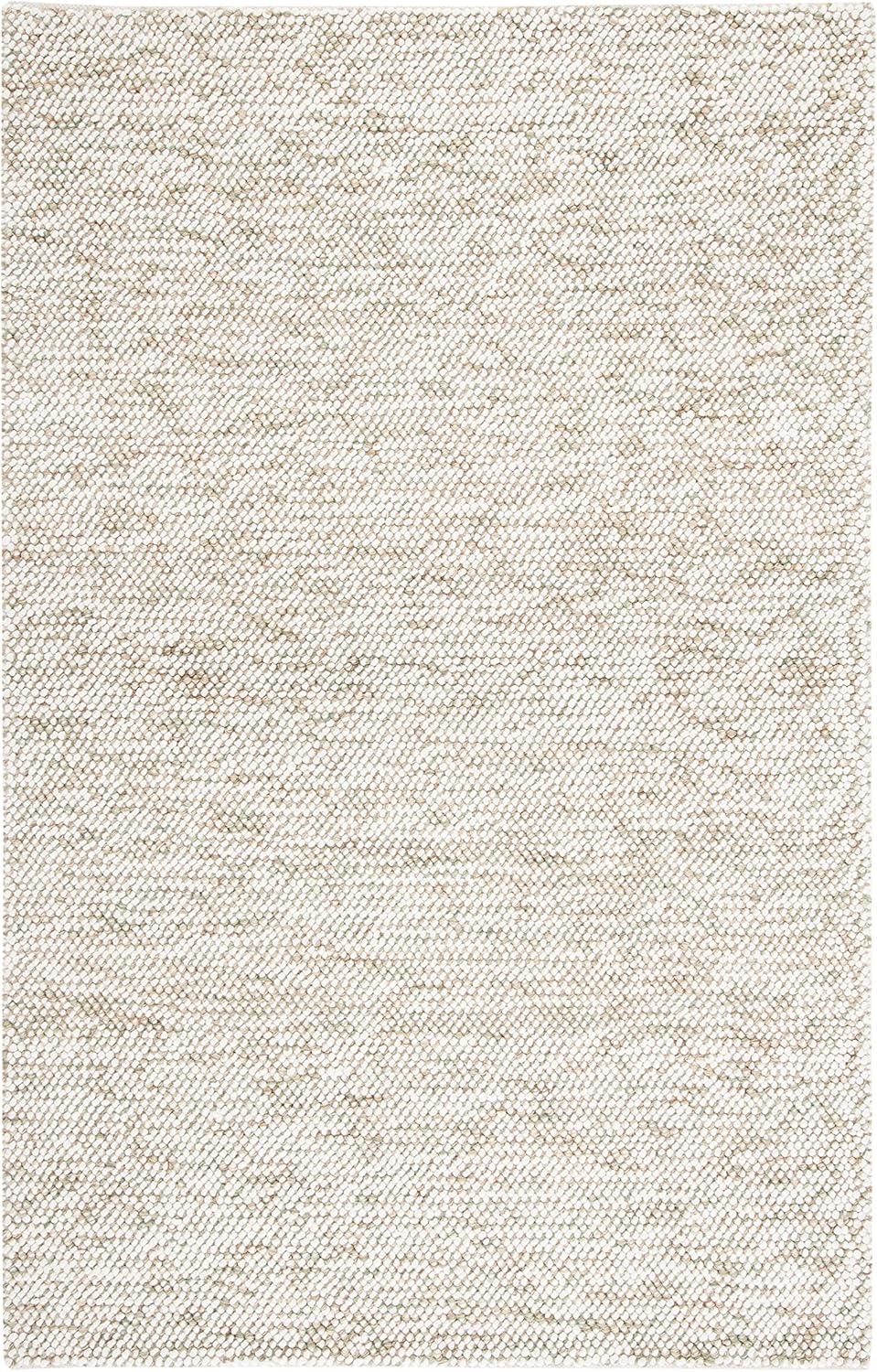 SAFAVIEH Natura Finn Distressed Area Rug, Sage/Ivory, 5' x 8'