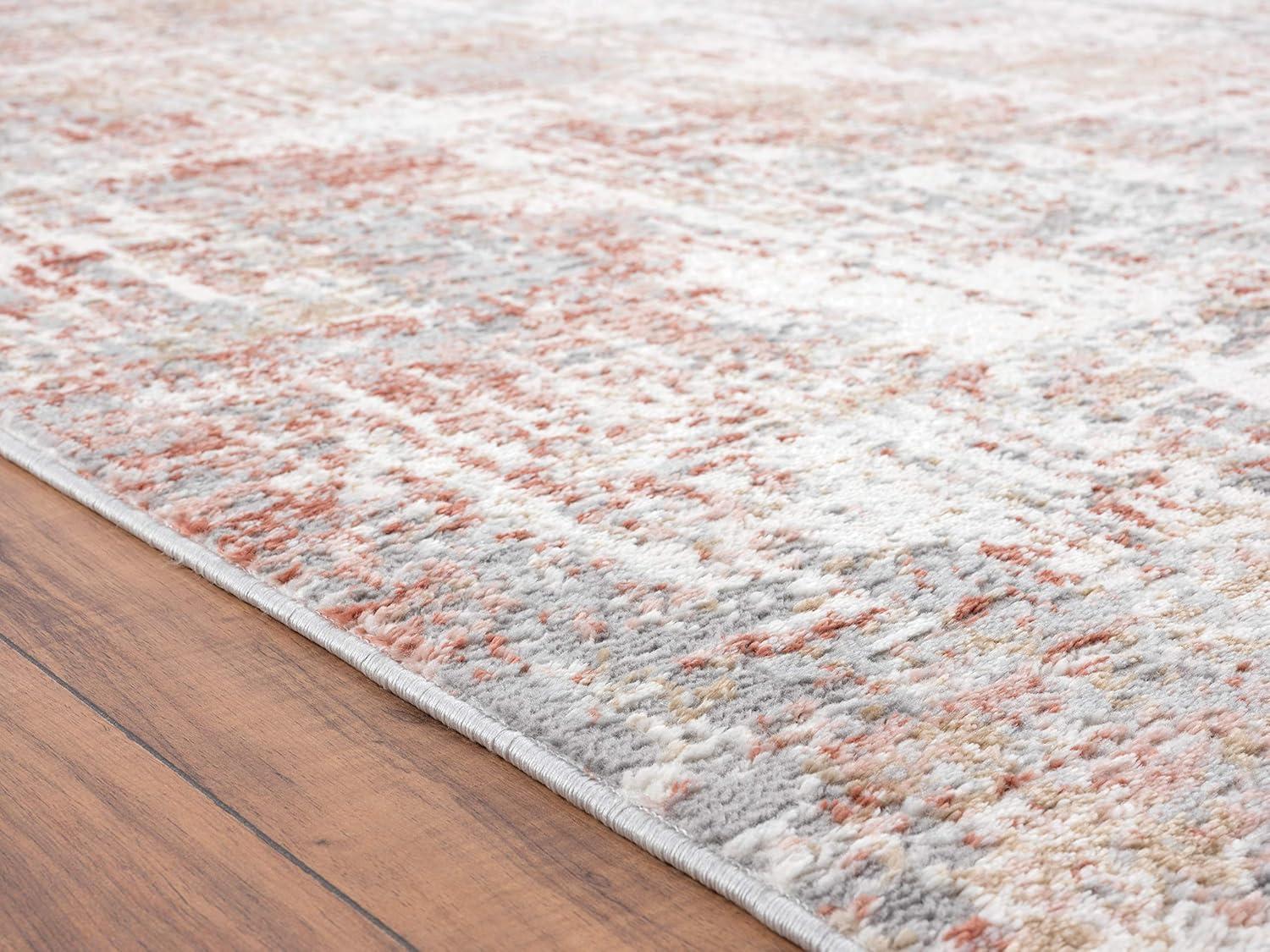 United Weavers Austin Area Rug 4540 20160 Elegance Blue Vintage Scratched 5' 3" x 7' 2" Rectangle