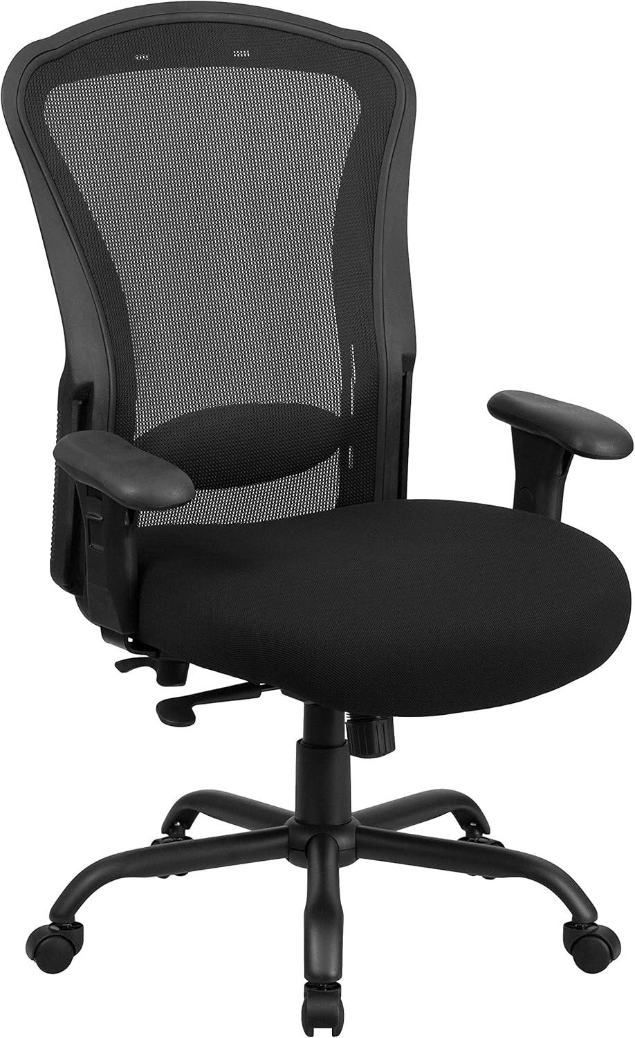 ErgoFlex 360 High-Back Black Mesh Adjustable Office Chair