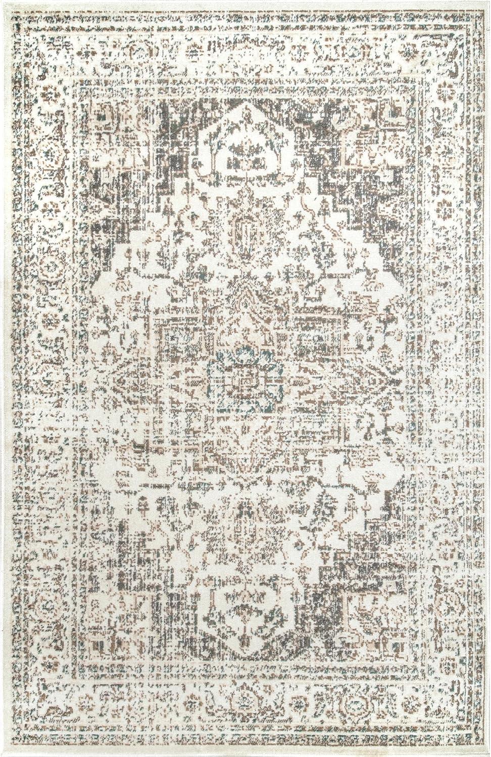 Nuloom Tanith Vintage Medallion Indoor Area Rug