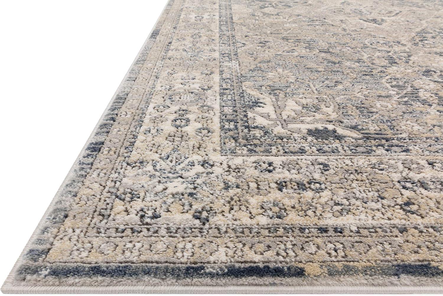 Loloi Teagan Sky / Natural 2'-8" x 7'-6" Runner Rug