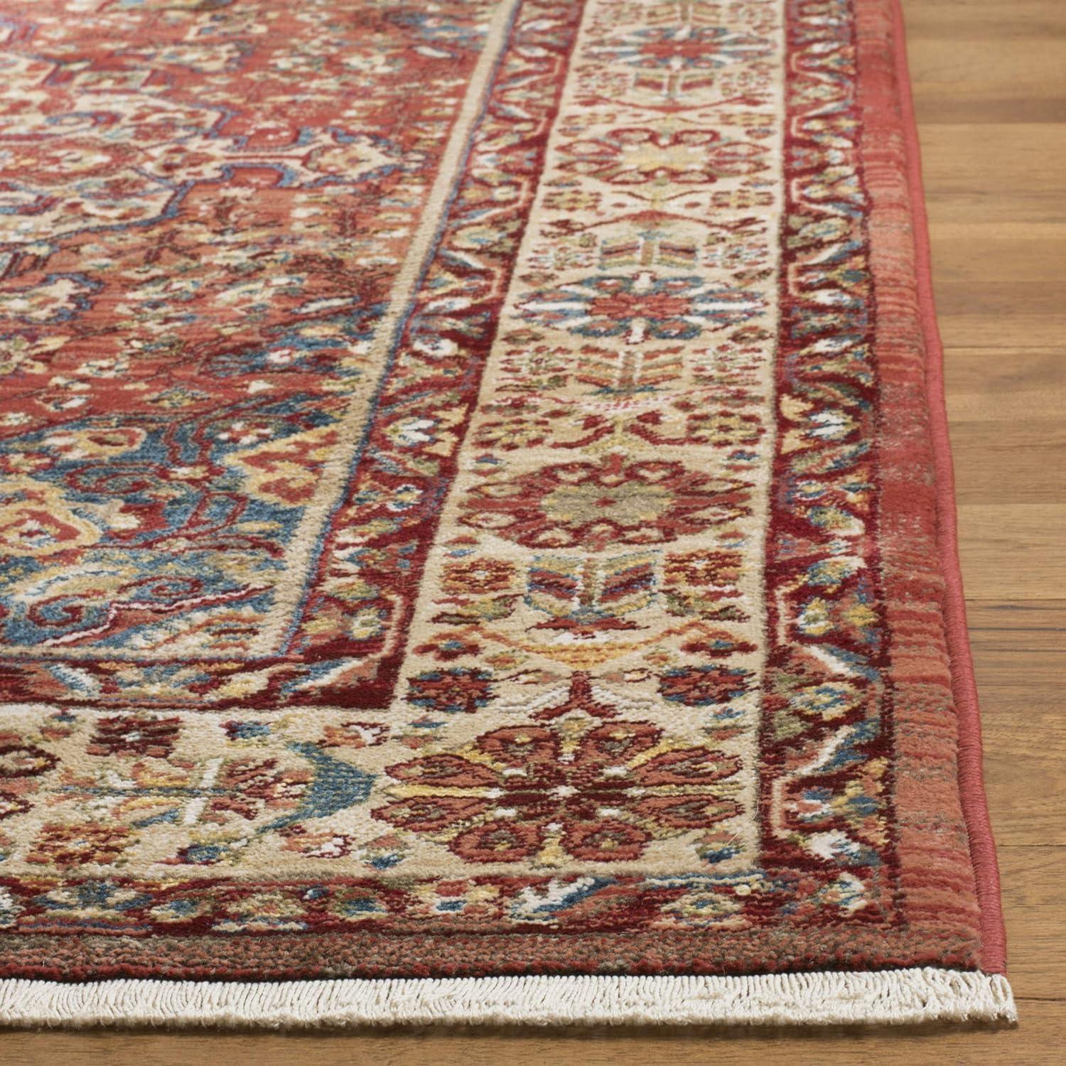 Kashan KSN305 Power Loomed Area Rug - Red/Ivory - 8'x10' - Safavieh