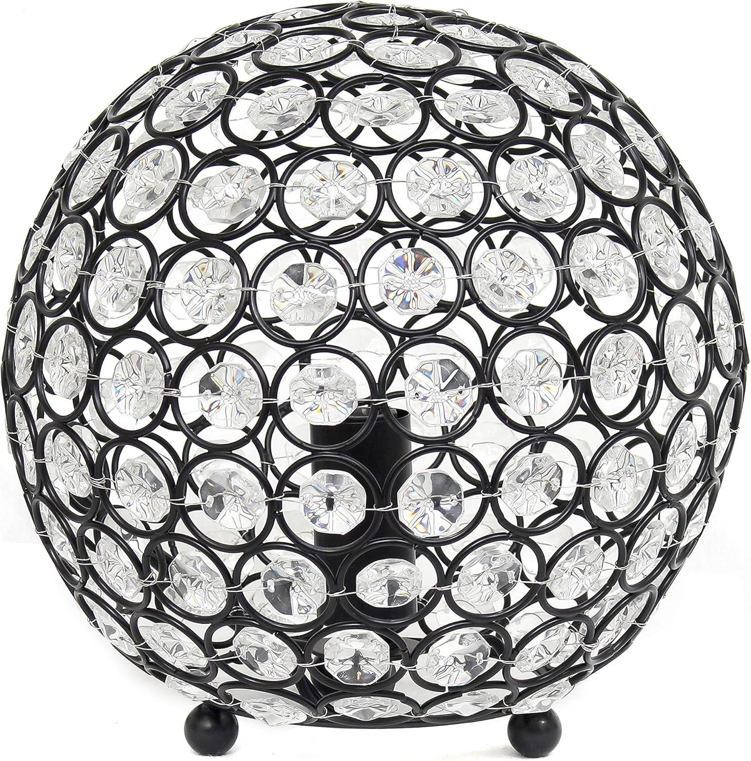 Crystal Ball Sequin Table Lamp - Elegant Design