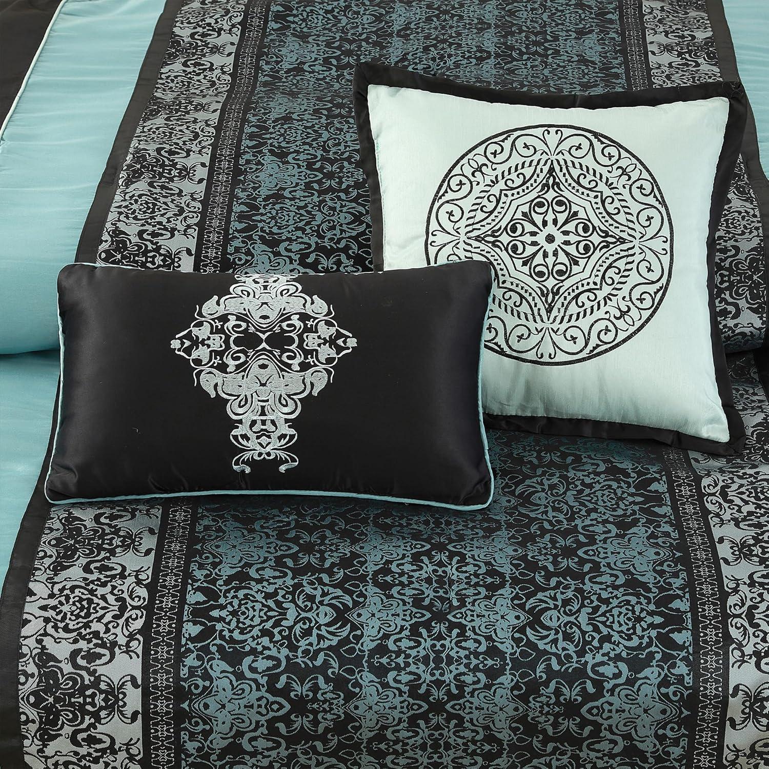 Nanshing America, Inc Arabesque 8 Piece Traditional Comforter Set