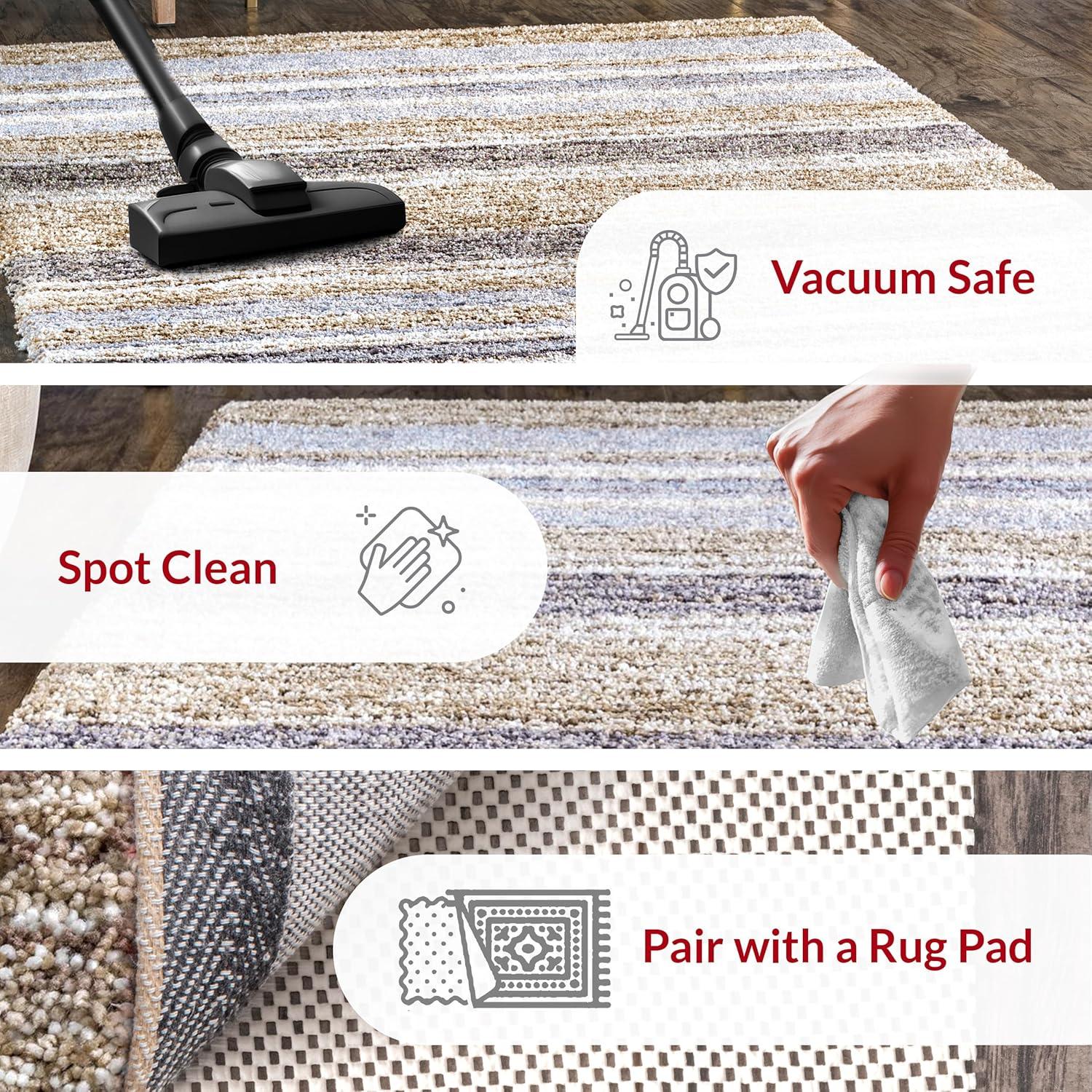 8'x10' Drey Ombre Shag Area Rug Denim - nuLOOM
