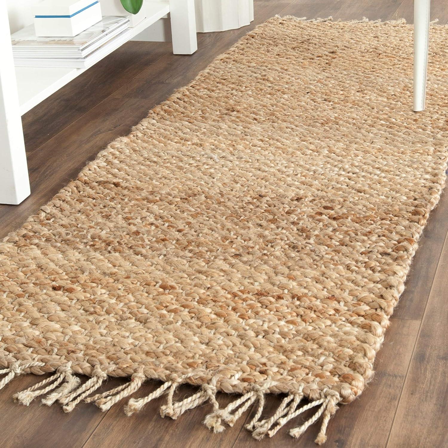 Natural Fiber NF733 Hand Woven Runner Rug - Natural - 2'3"x17' - Safavieh.