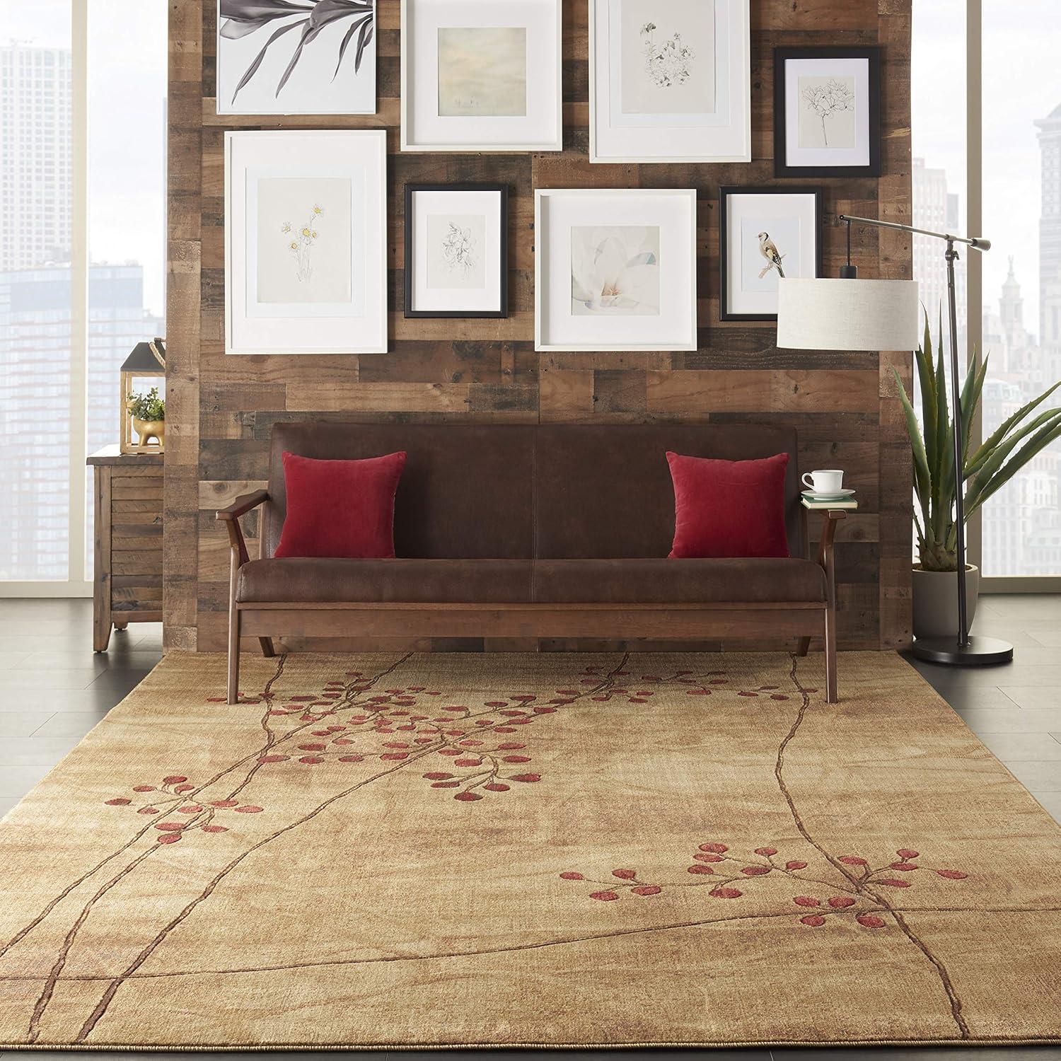 Nourison Somerset Latte Area Rug ST74 9'6" x 13'