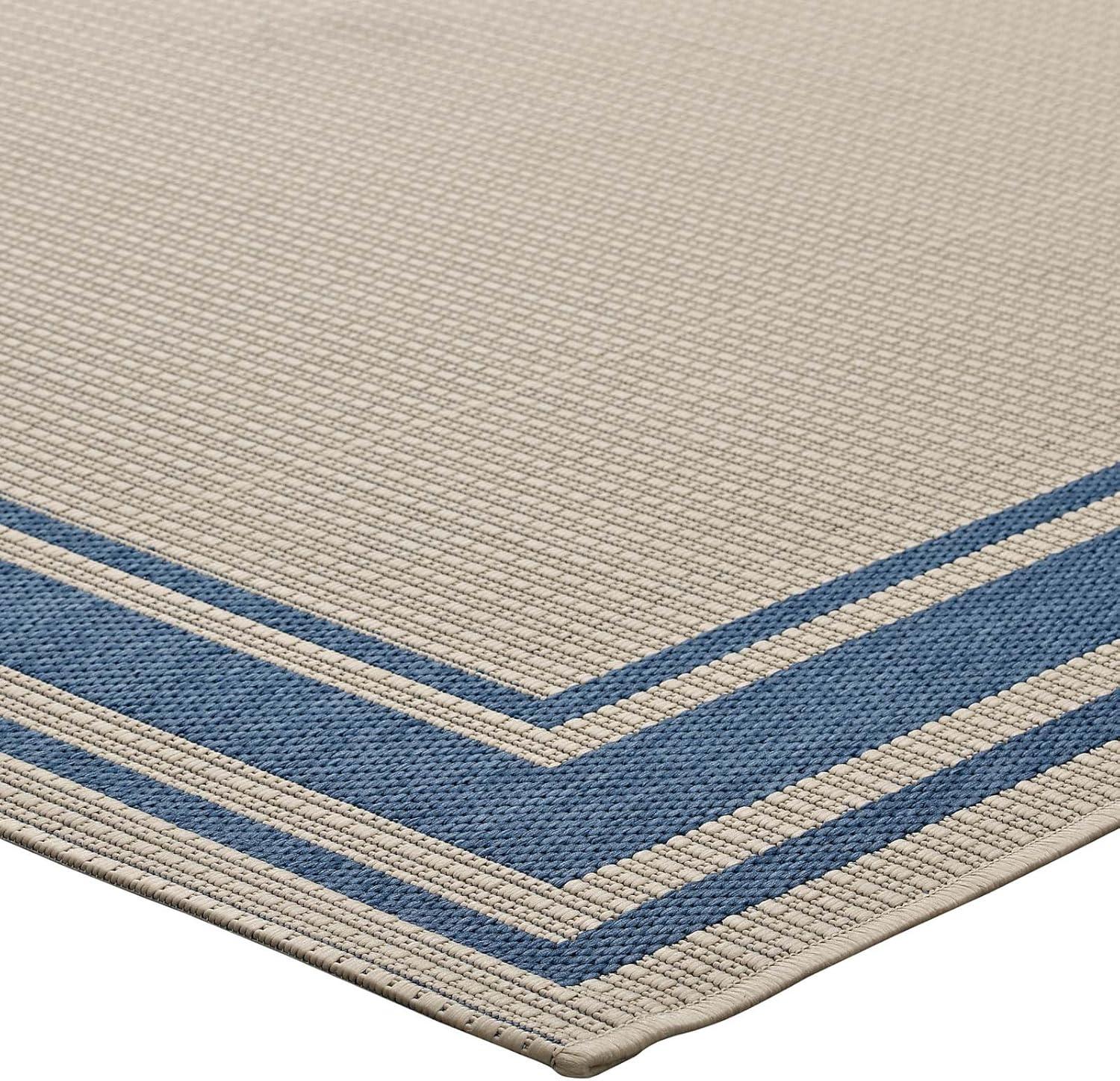 Rim Solid Border Borderline Indoor and Outdoor Area Rug by Modway