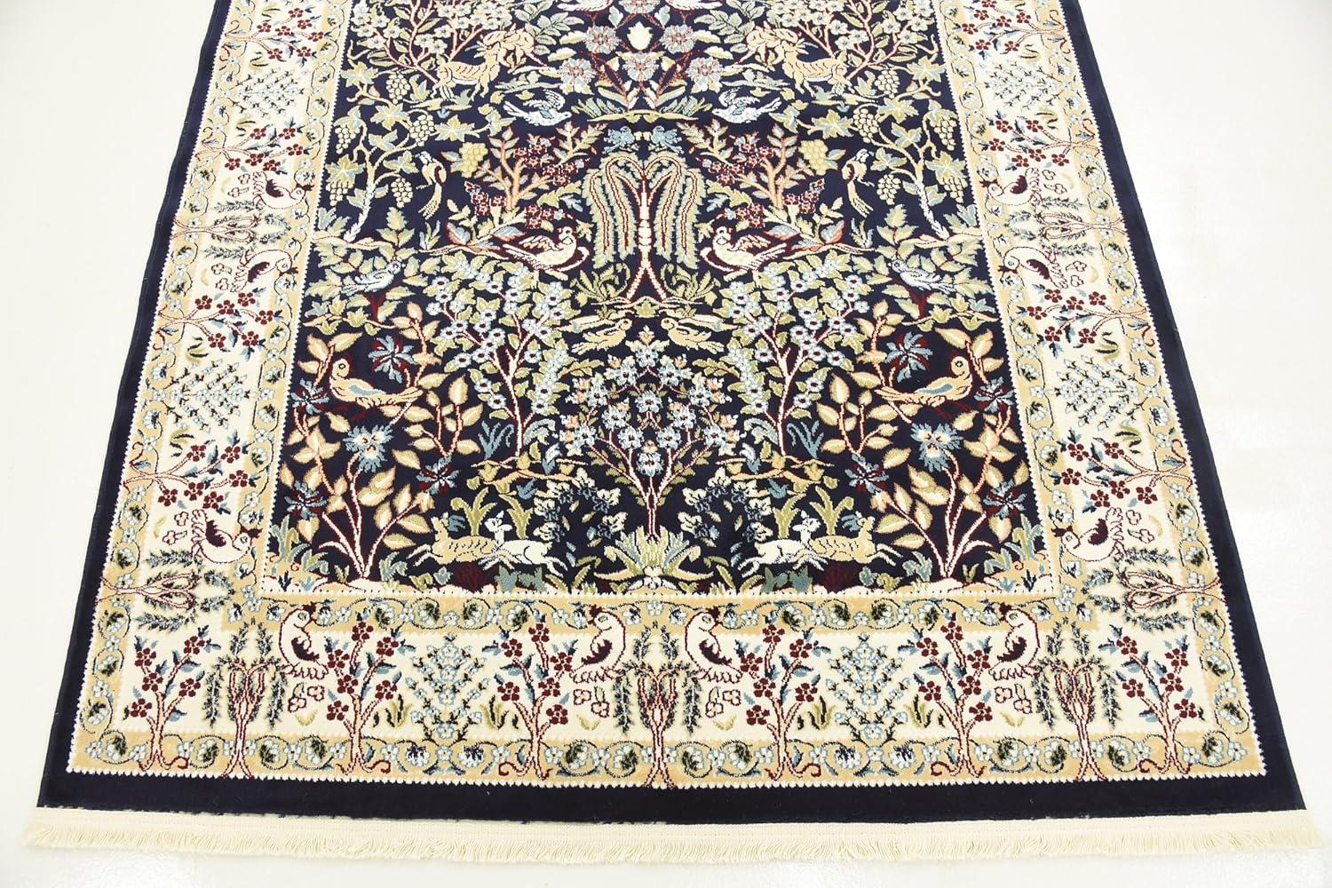 Unique Loom Bristol Narenj Vintage Floral Area Rug or Runner