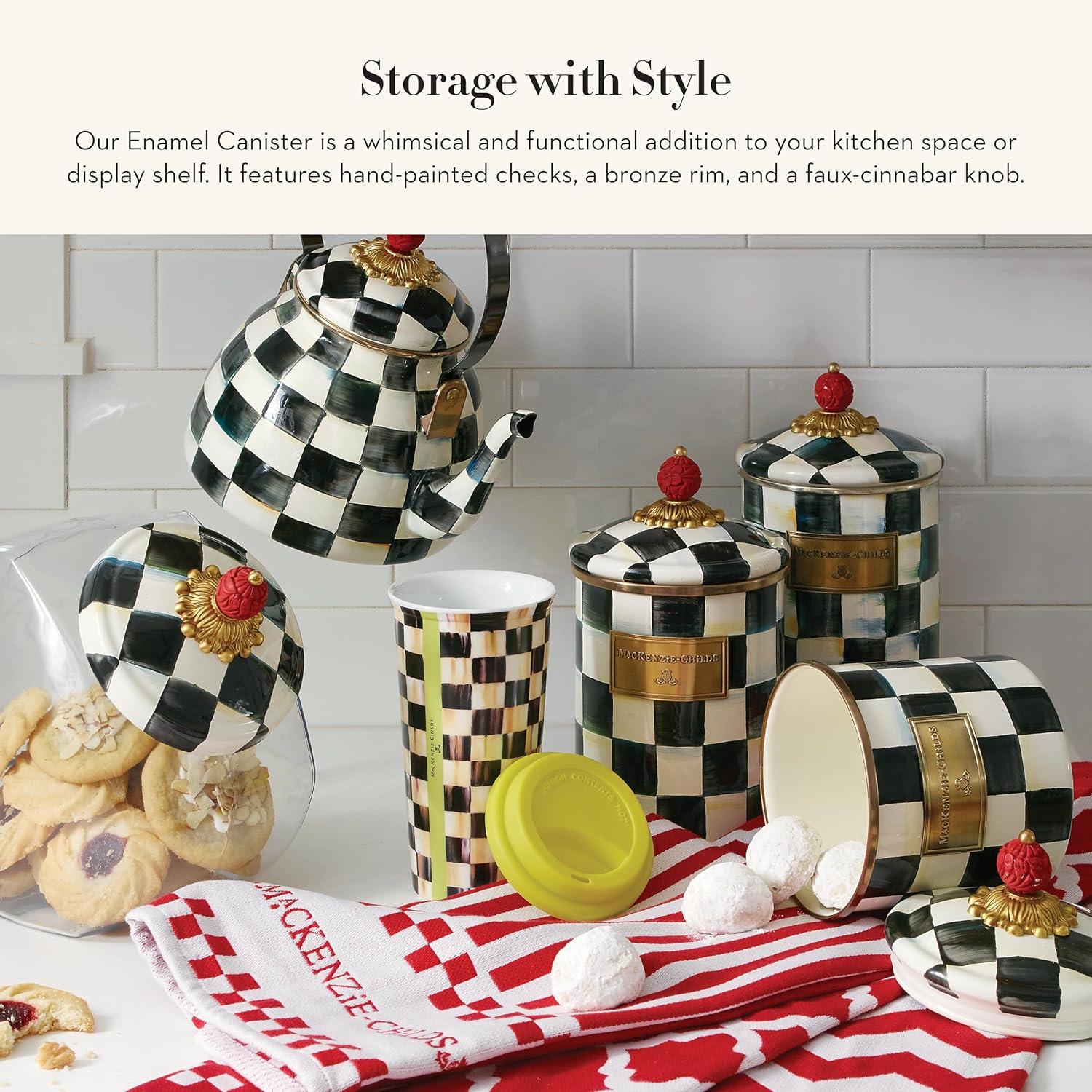 MacKenzie-Childs Courtly Check® Canister