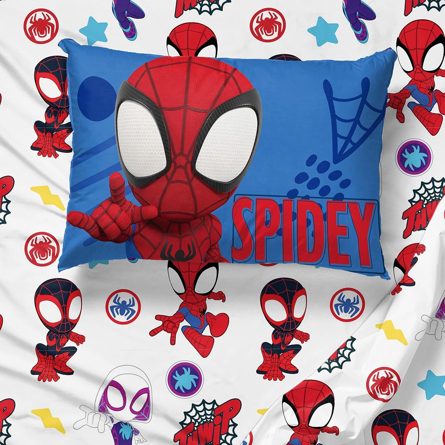 Marvel Spidey & His Amazing Friends Team Spidey 3 Piece Twin Size Kids Sheet Set