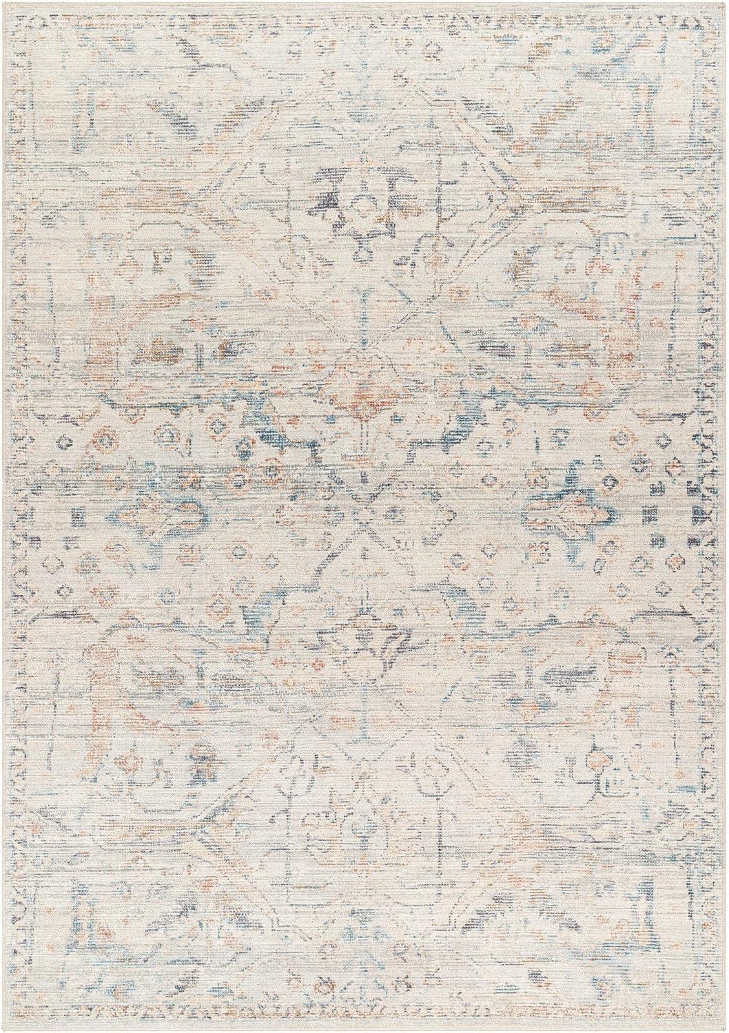 Becki Owens x Livabliss Vintage Traditional Oriental Boho Cream Area Rug