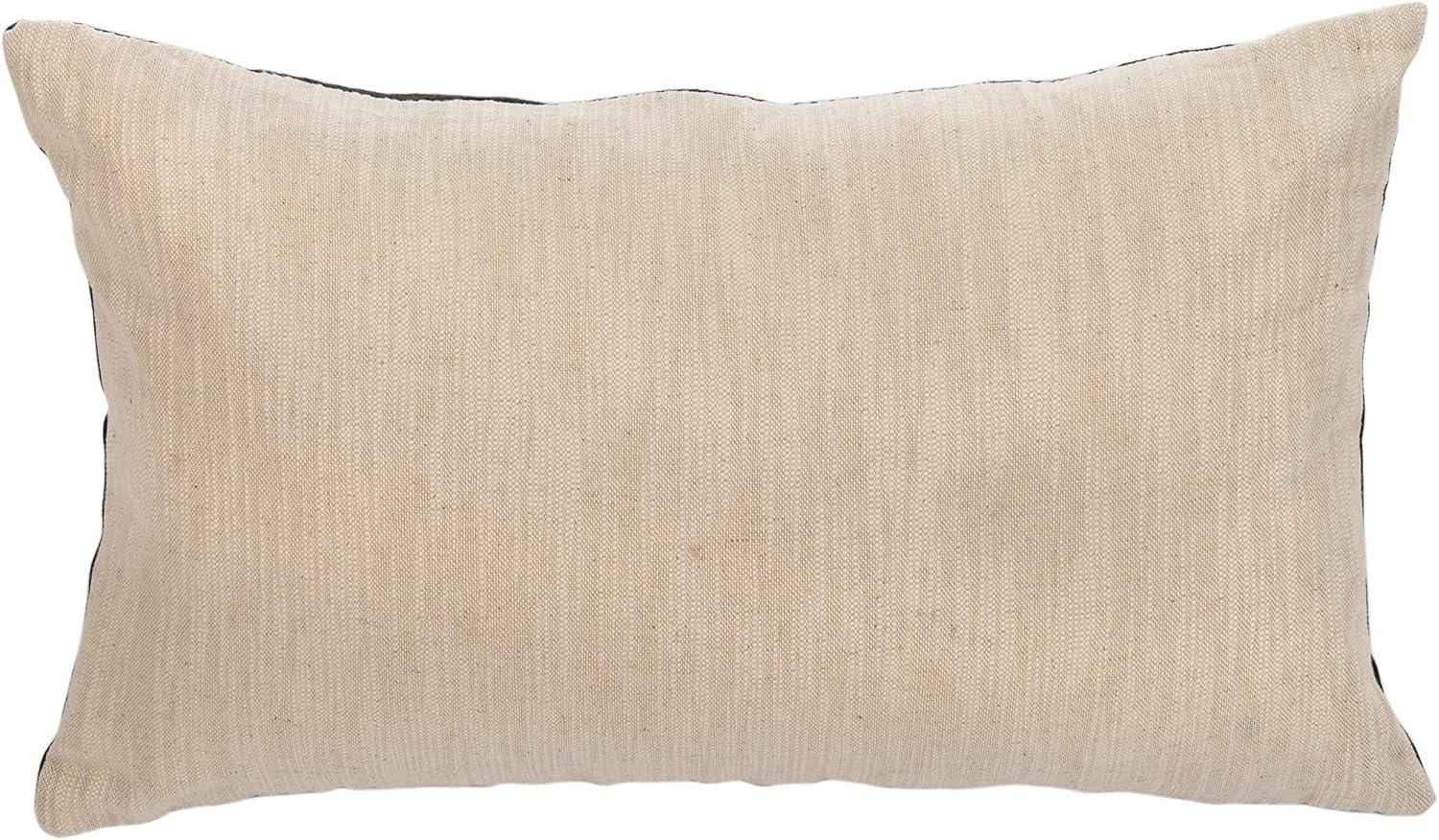 Bardon Pillow - Black/White - 12"X20" - Safavieh