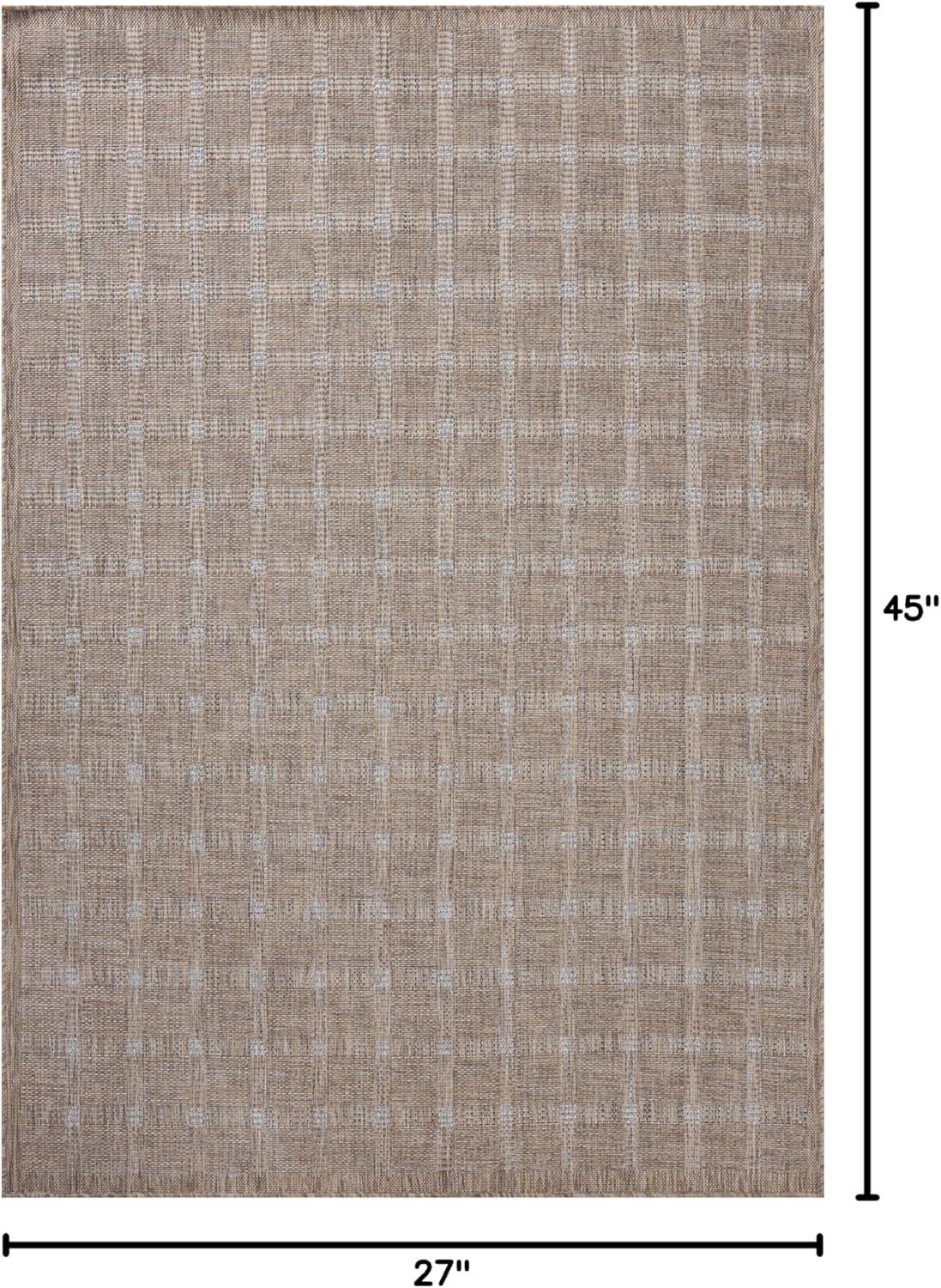 Amber Lewis x Loloi Indoor / Outdoor Topanga Natural / Bone Area Rug