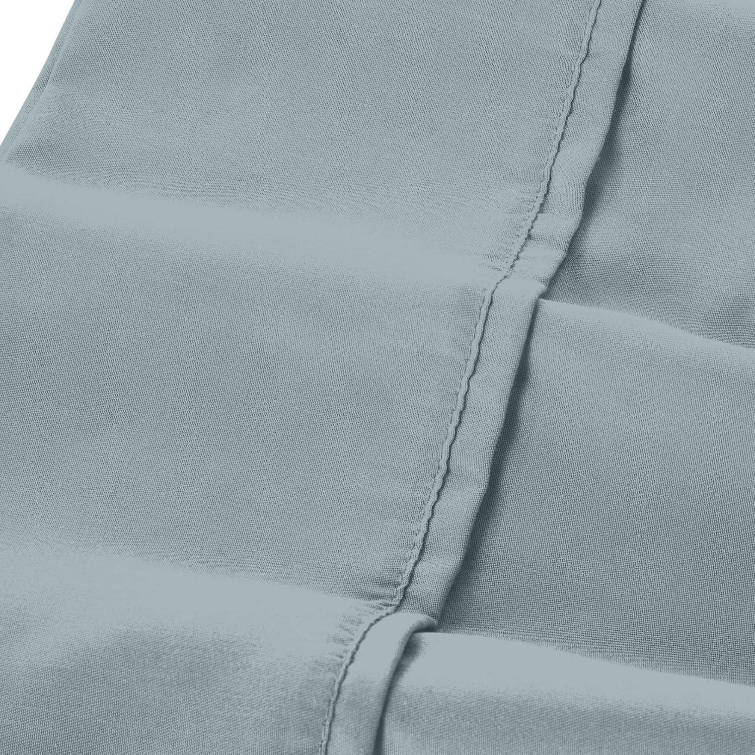 Modern Threads 4-Piece Solid Microfiber Adult Sheet Set, Ocean, Queen