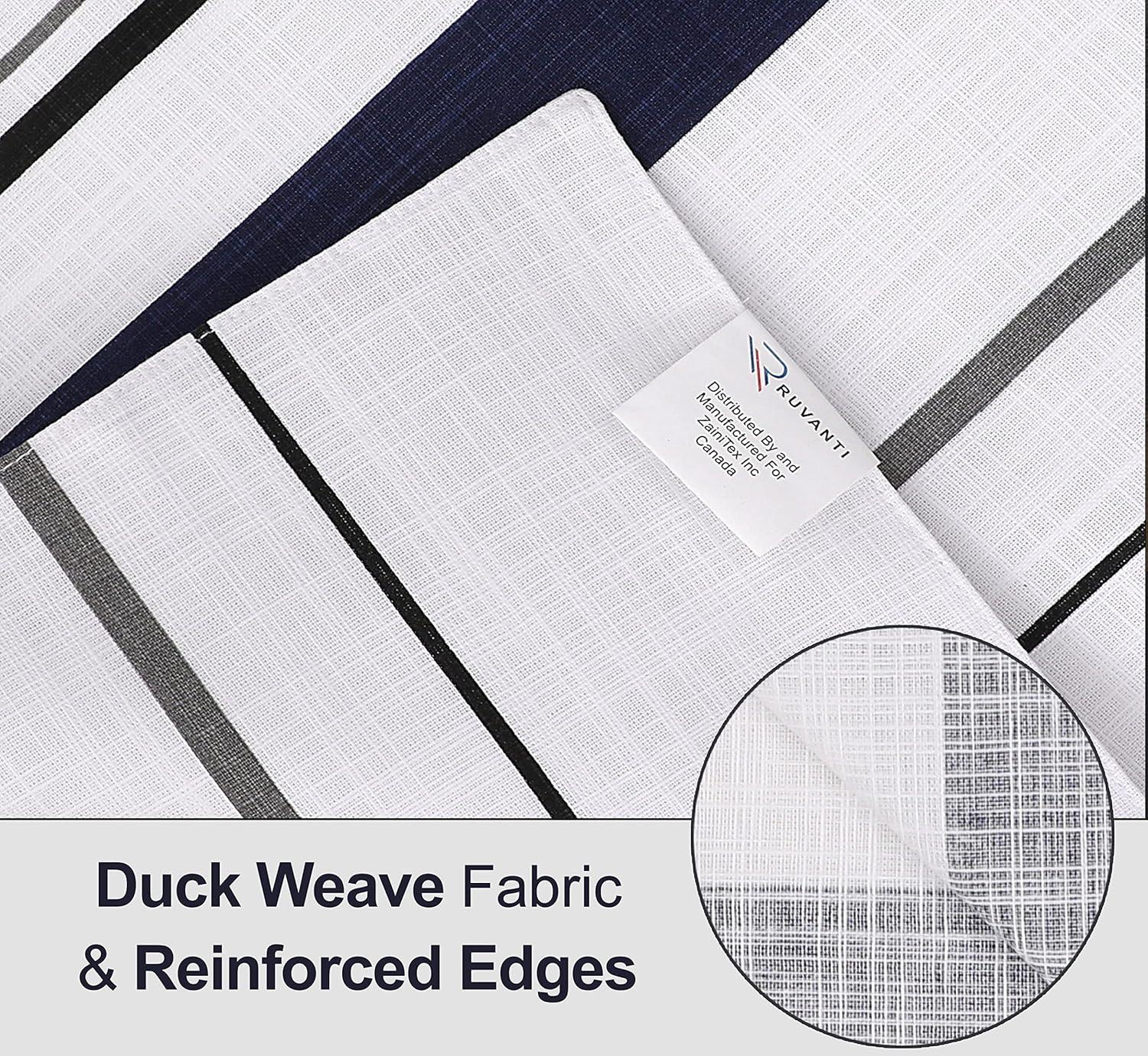 Ruvanti Dining Table Rectangle Placemats 100% Cotton Multi Pattern 13x19 Inches (Set of 6)