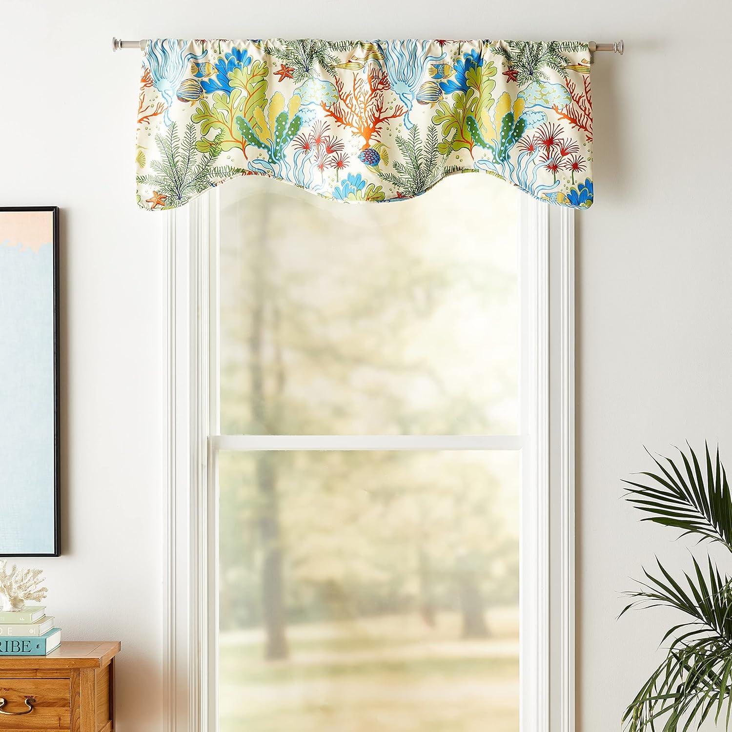 VICTOR MILL Island Breeze Shaped Valance
