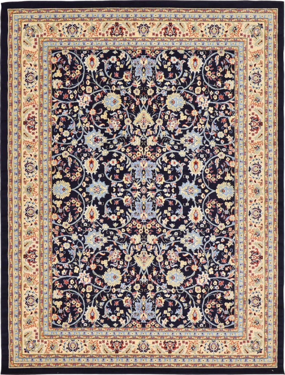 Unique Loom Sialk Hill Washington Floral Indoor Woven Area Rug