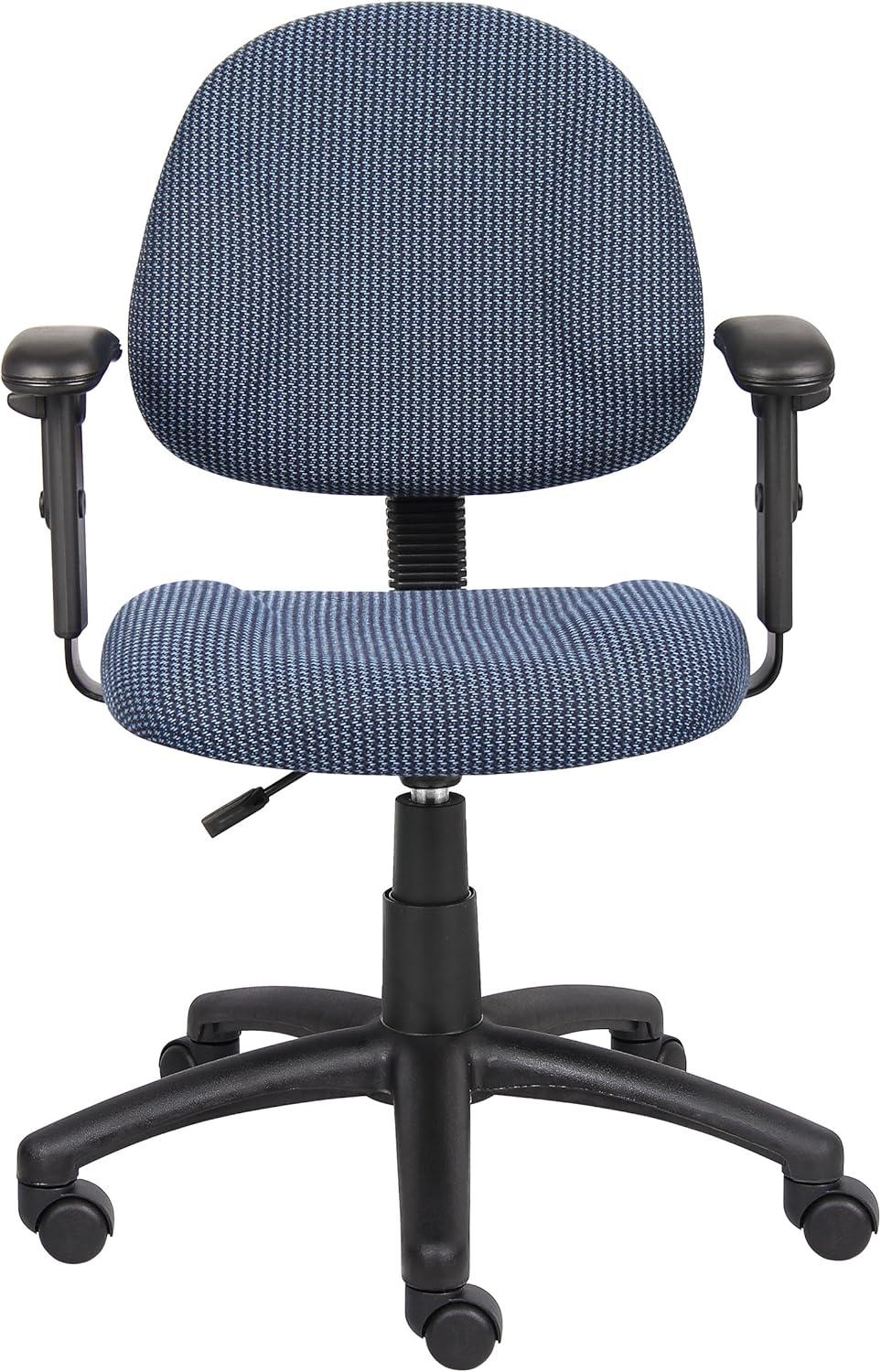 Deluxe Posture Chair with Adjustable Arms - Boss Office Products