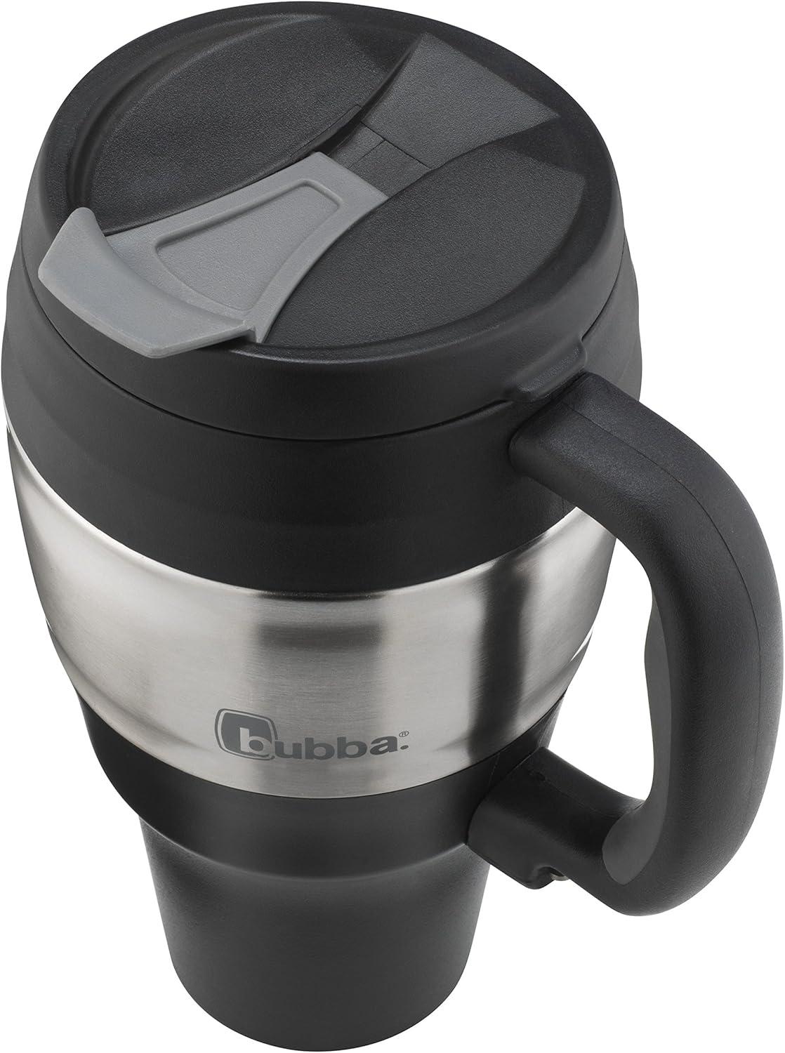 bubba Classic Stainless Steel Mug with Handle Black, 34 fl oz.