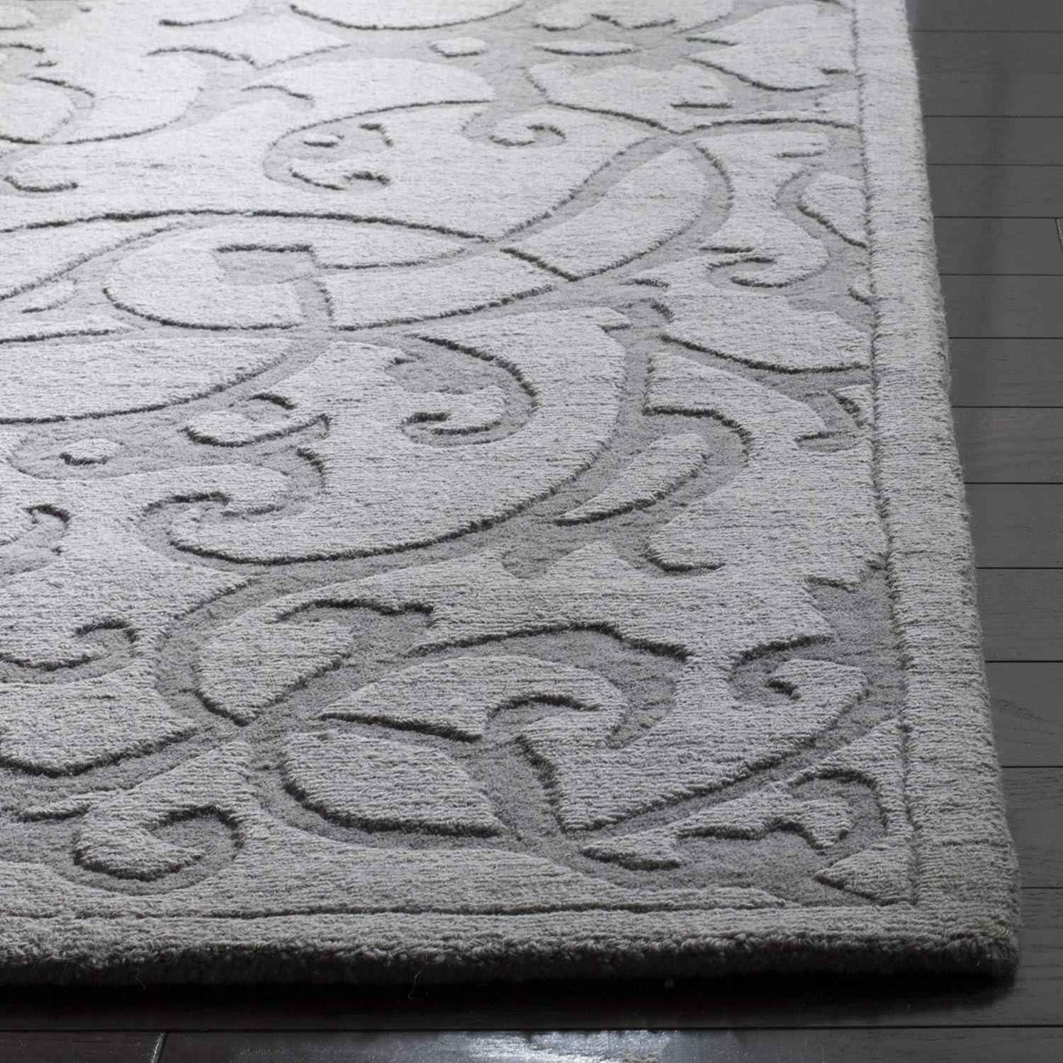 Impressions IM341 Hand Loomed Runner Rug - Grey - 2'3"x6' - Safavieh.