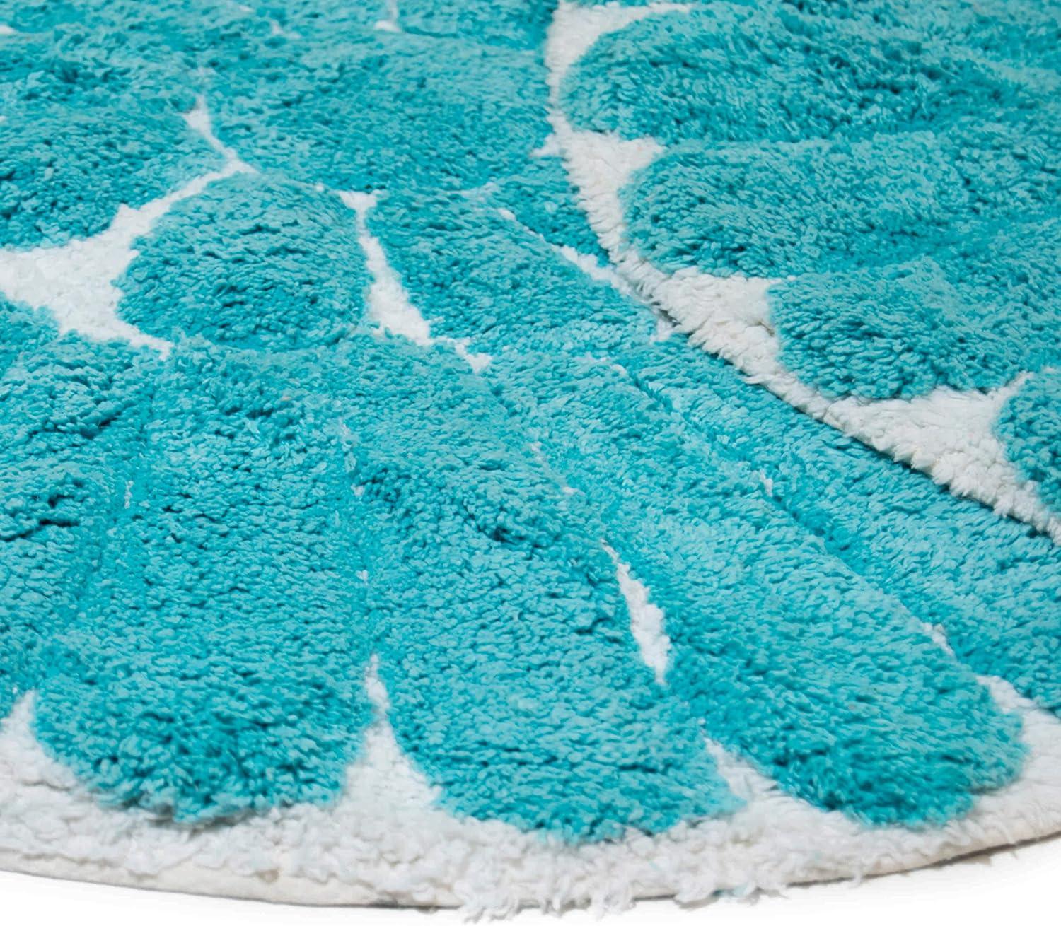 2pc Bursting Flower Bath Rug Set - Chesapeake Merchandising