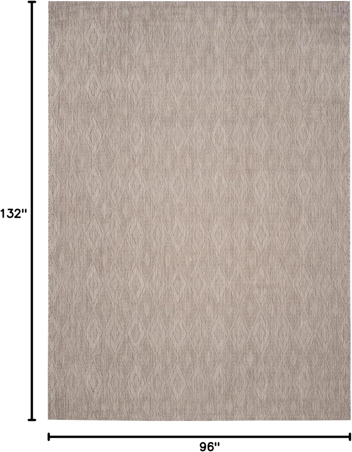 Courtyard CY8522 Power Loomed Indoor and Outdoor Area Rug - Beige/Beige - 8'x11' - Safavieh